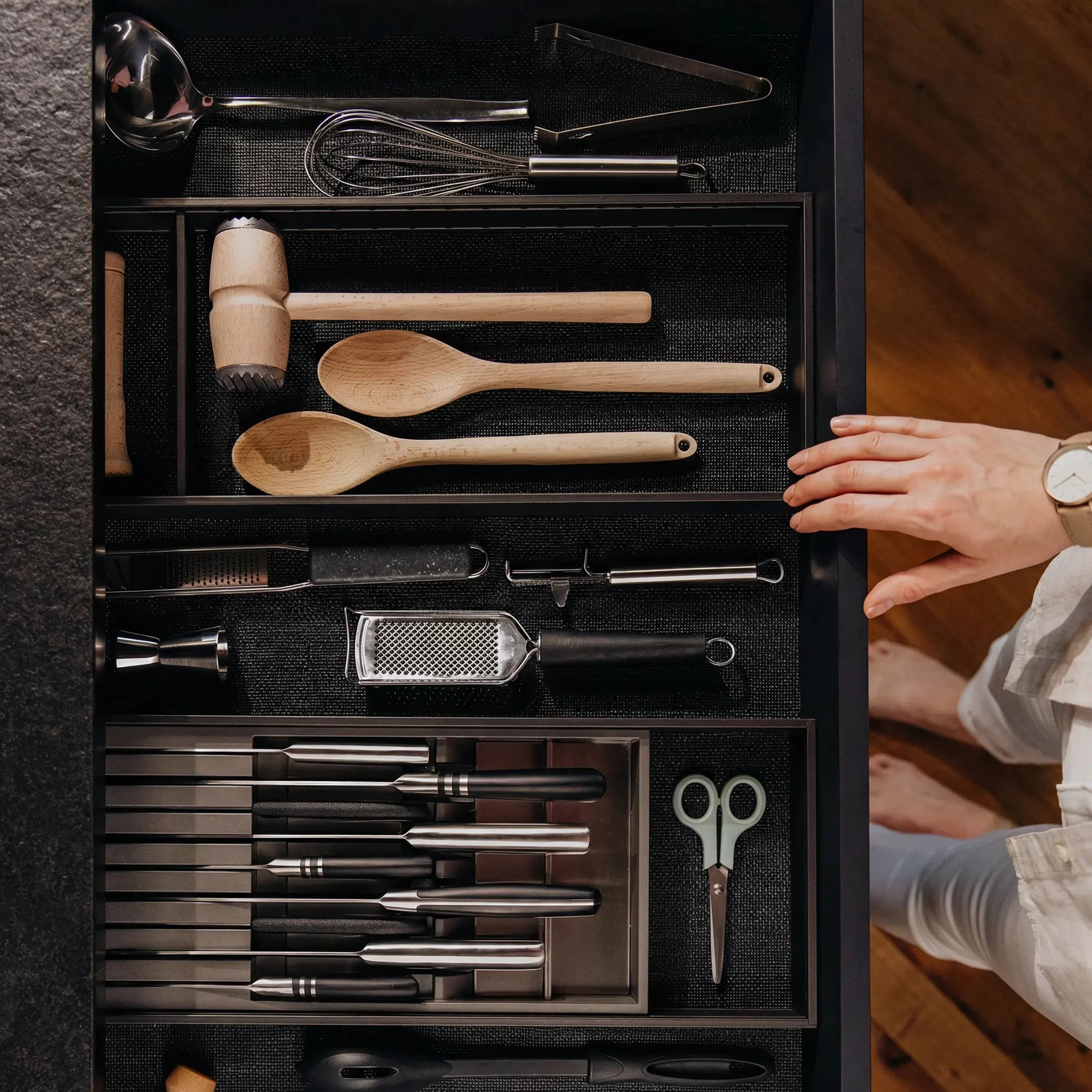 Querteiler für Schubladeneinsatz Stahl Zubehör Blum