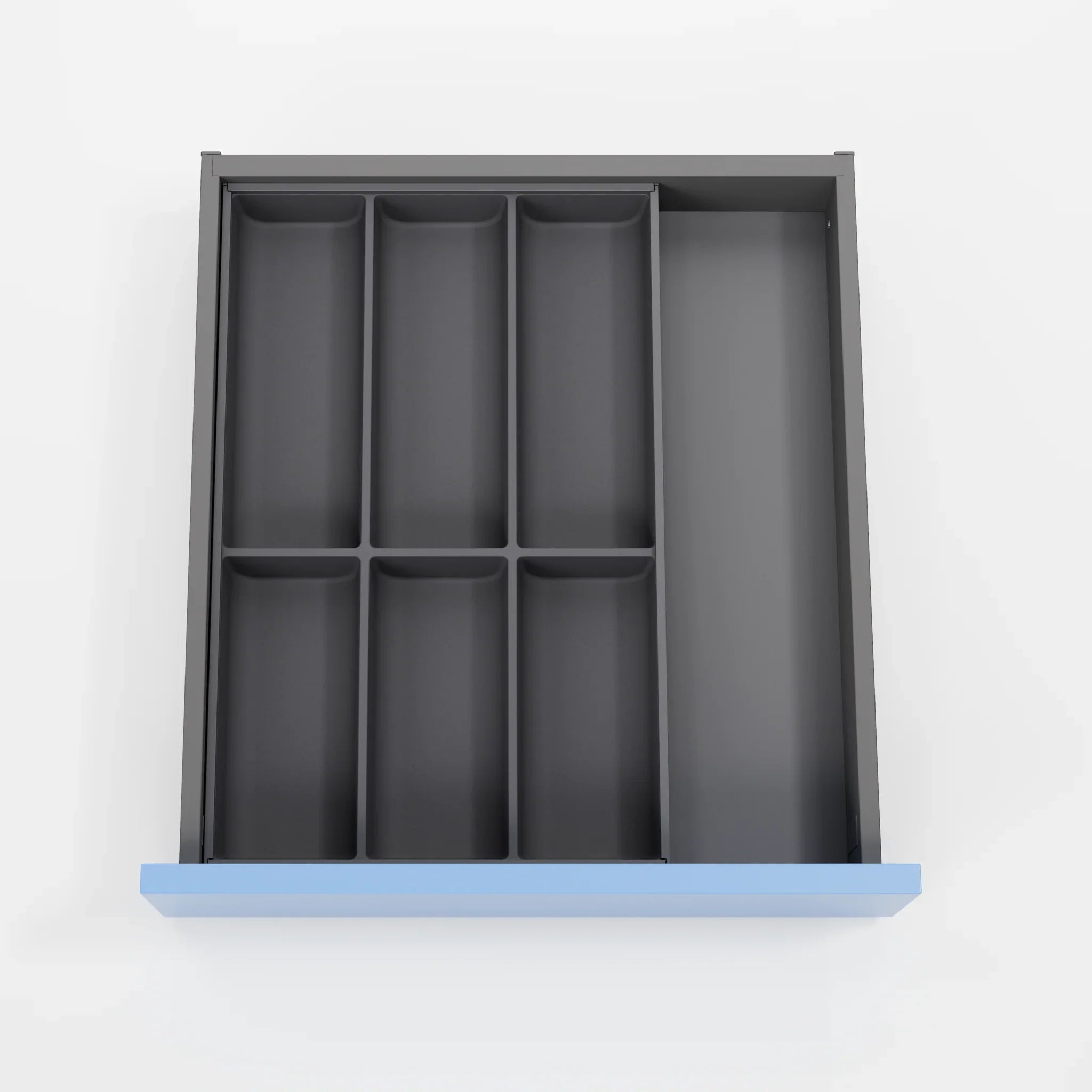 AMBIA-LINE Besteckkasten Stahl Soft-Touch (30 cm) Besteck Blum Oriongrau 47.2