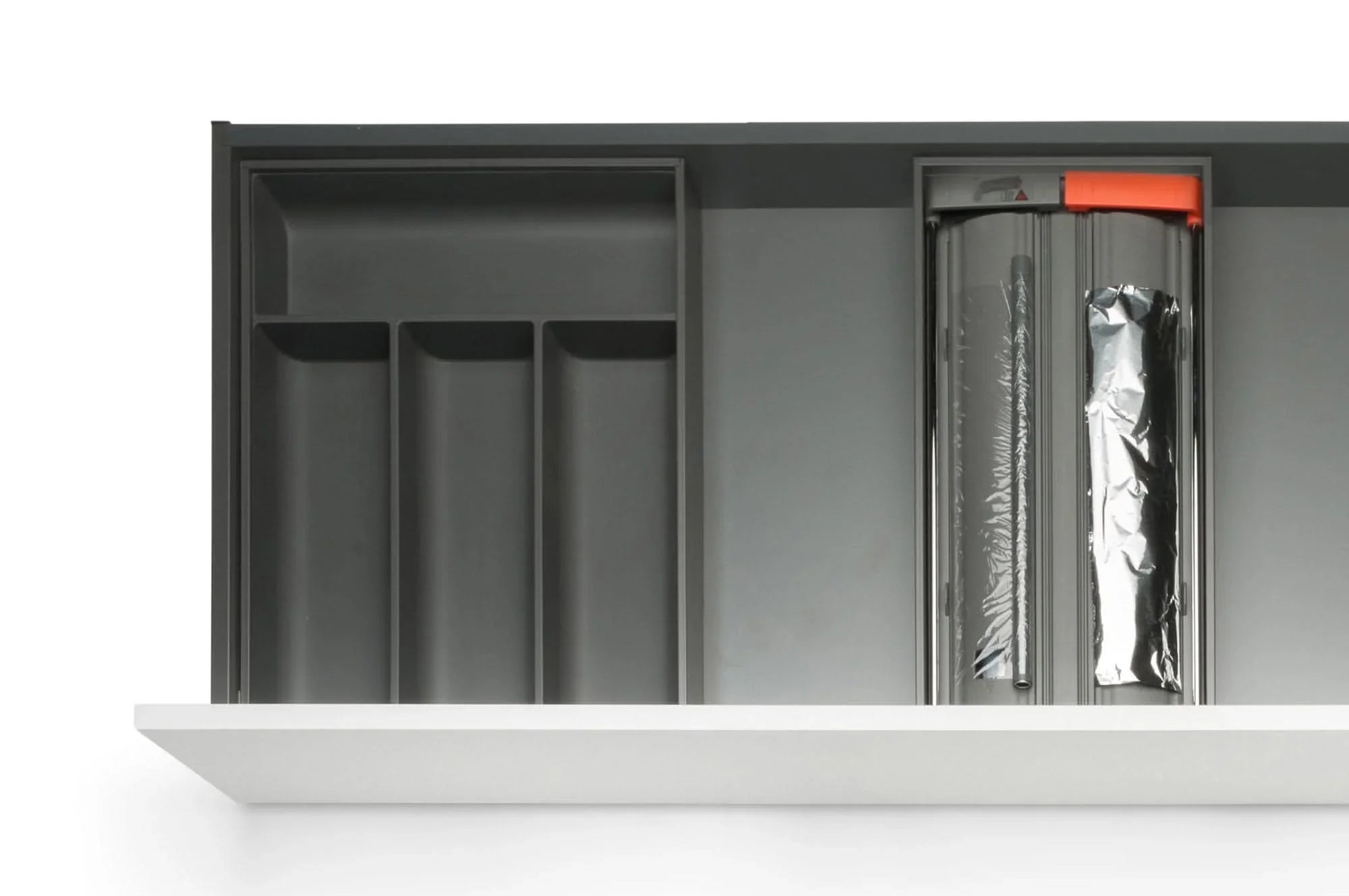 CLASSICfoil Stahl Soft-Touch. Besteck- & Folieneinsatz Bundle (50 cm) Bundle Blum Oriongrau 42.2