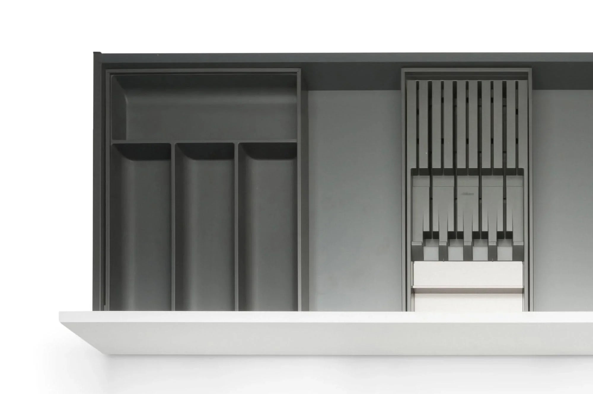 CLASSICknife Stahl Soft-Touch. Besteck- & Messereinsatz Bundle (50 cm) Bundle Blum