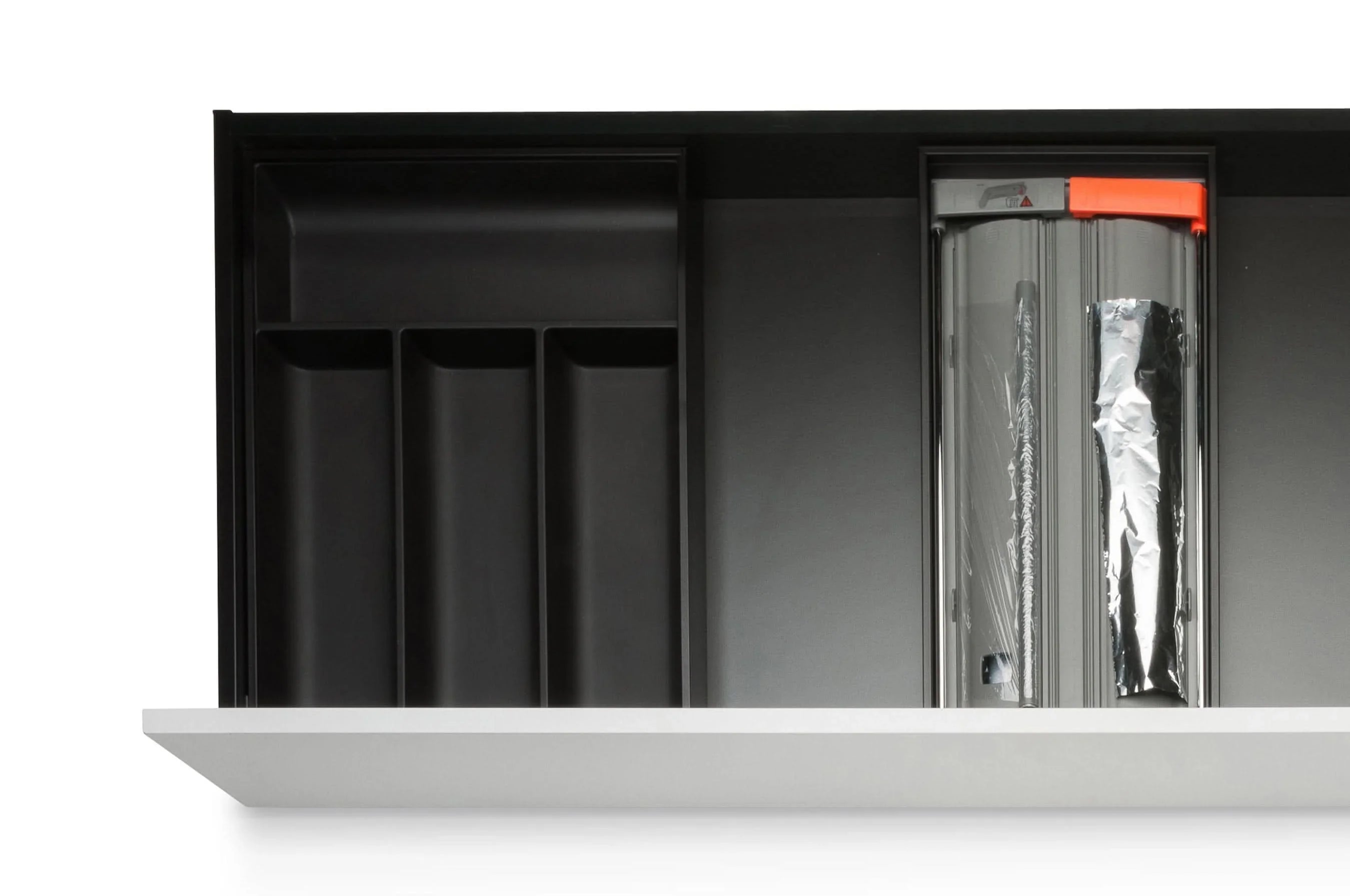 CLASSICfoil Stahl Soft-Touch. Besteck- & Folieneinsatz Bundle (50 cm) Bundle Blum Carbonschwarz 42.2