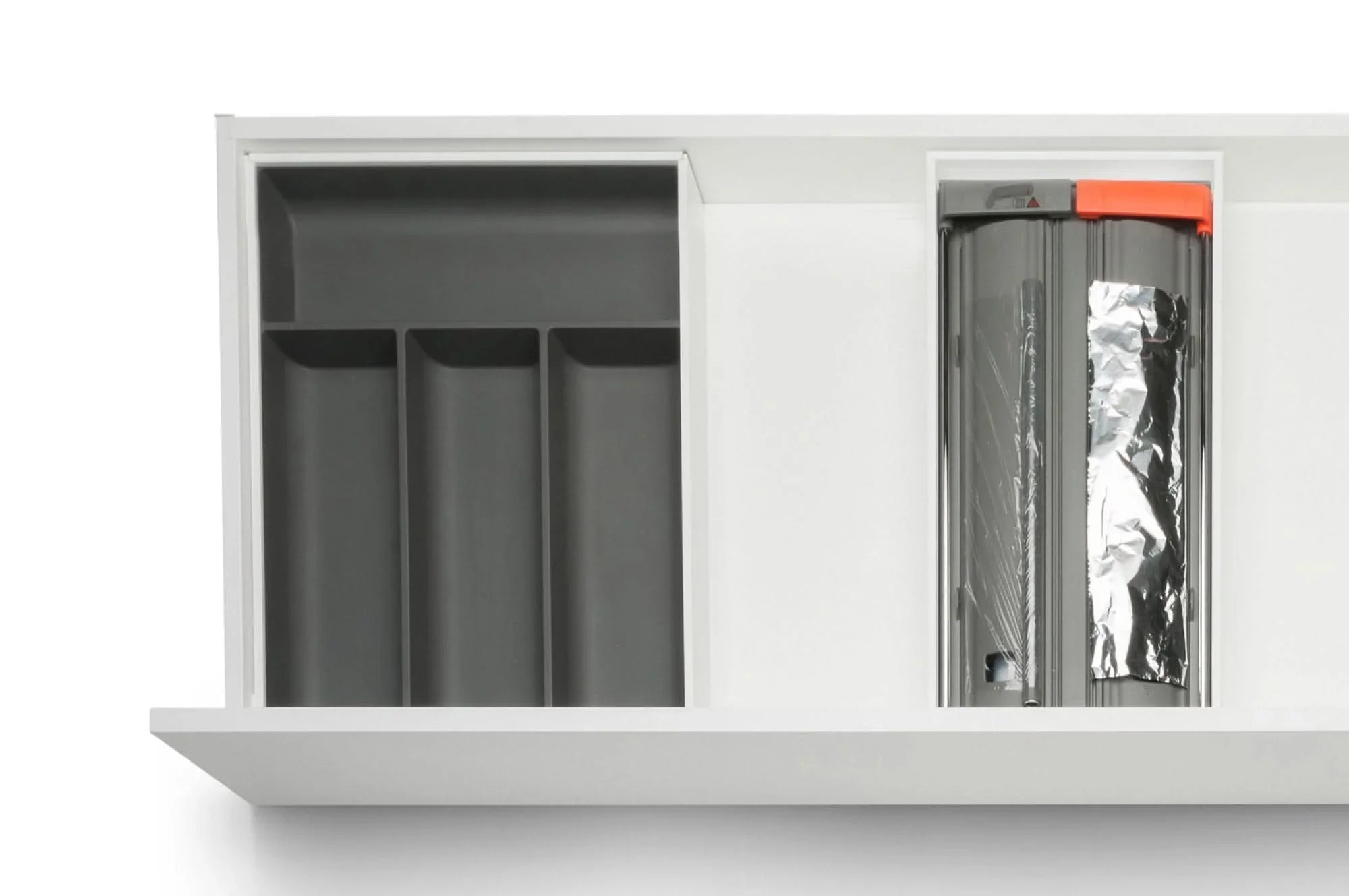 CLASSICfoil Stahl Soft-Touch. Besteck- & Folieneinsatz Bundle (50 cm) Bundle Blum Seidenweiß 42.2