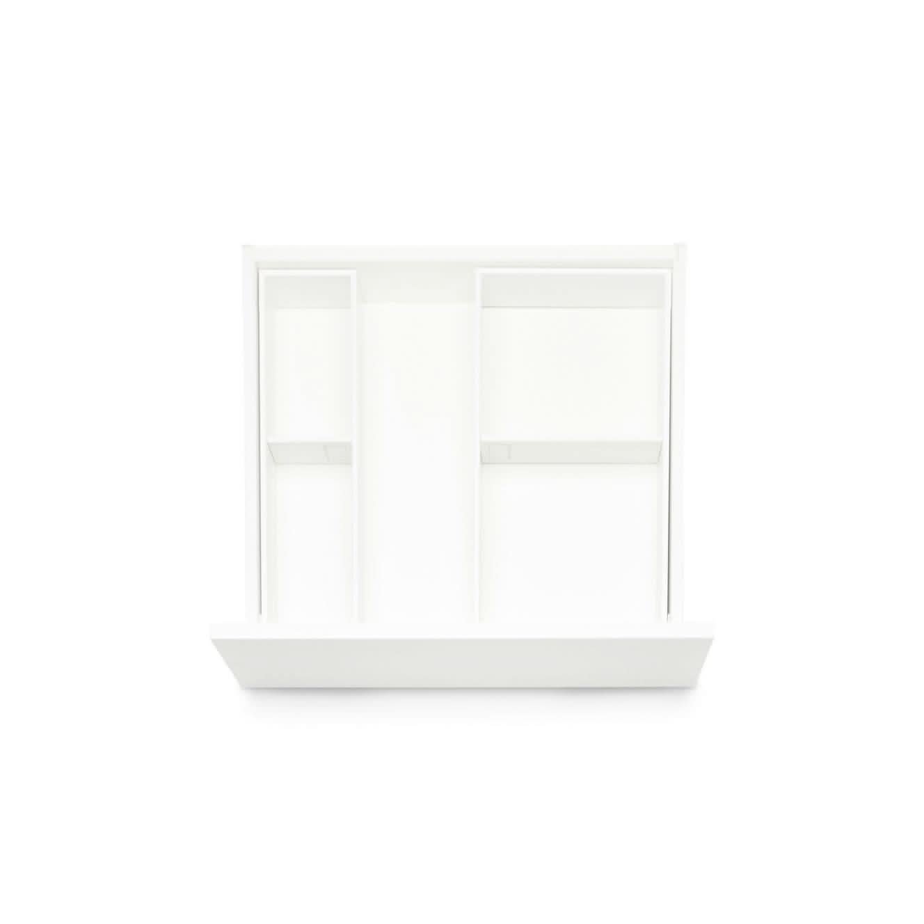 PLAINduo Stahl. Bundle für Besteck & Küchenutensilien (30 cm) Bundle Blum Seidenweiß 42.2