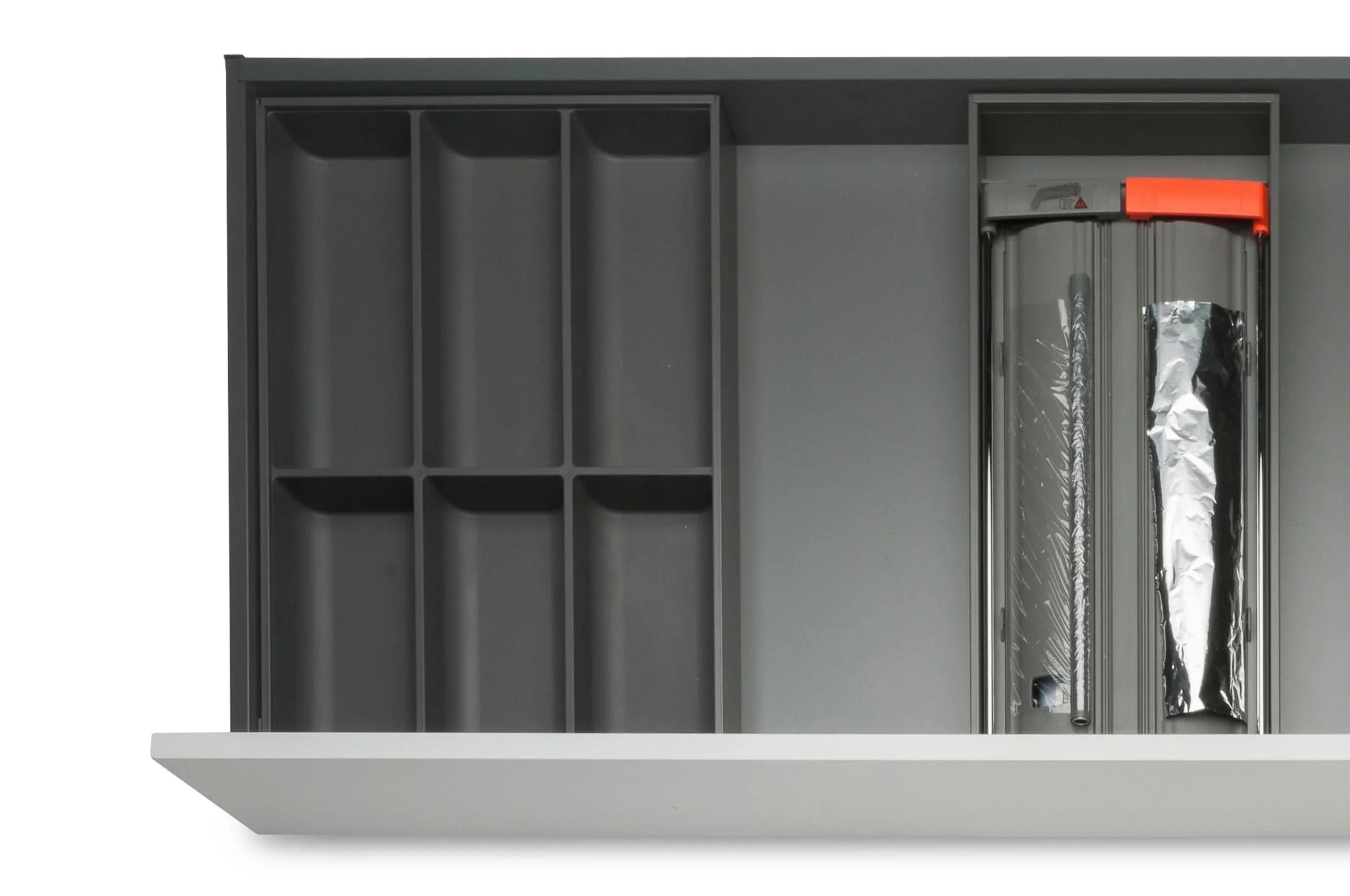 CLASSICfoil Stahl Soft-Touch. Besteck- & Folieneinsatz Bundle (50 cm) Bundle Blum Oriongrau 47.2