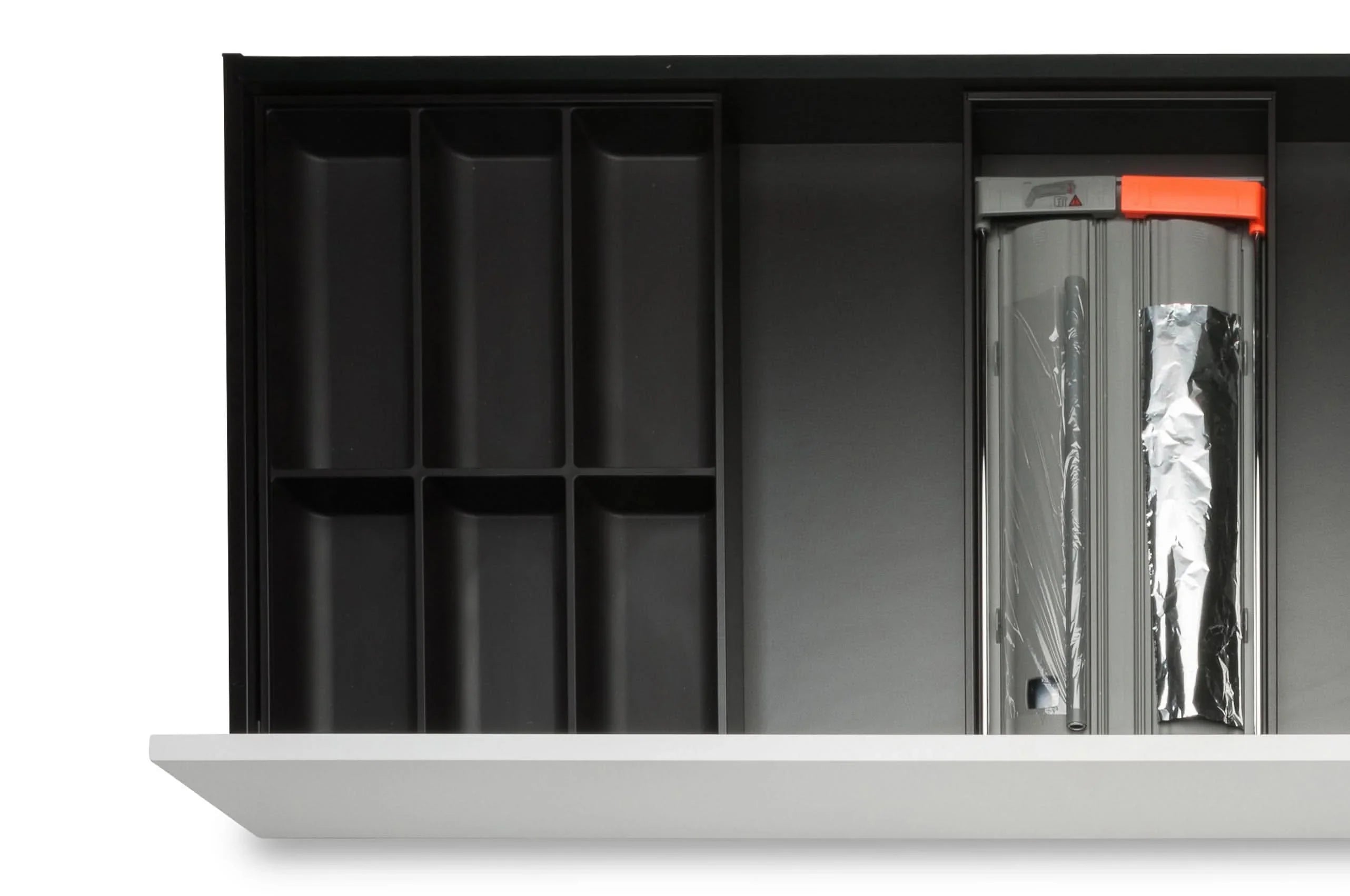 CLASSICfoil Stahl Soft-Touch. Besteck- & Folieneinsatz Bundle (50 cm) Bundle Blum Carbonschwarz 47.2