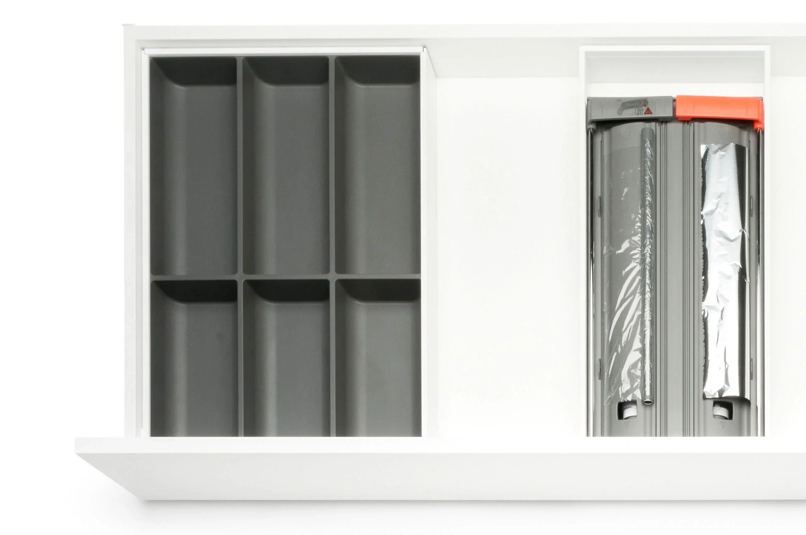 CLASSICfoil Stahl Soft-Touch. Besteck- & Folieneinsatz Bundle (50 cm) Bundle Blum Seidenweiß 47.2