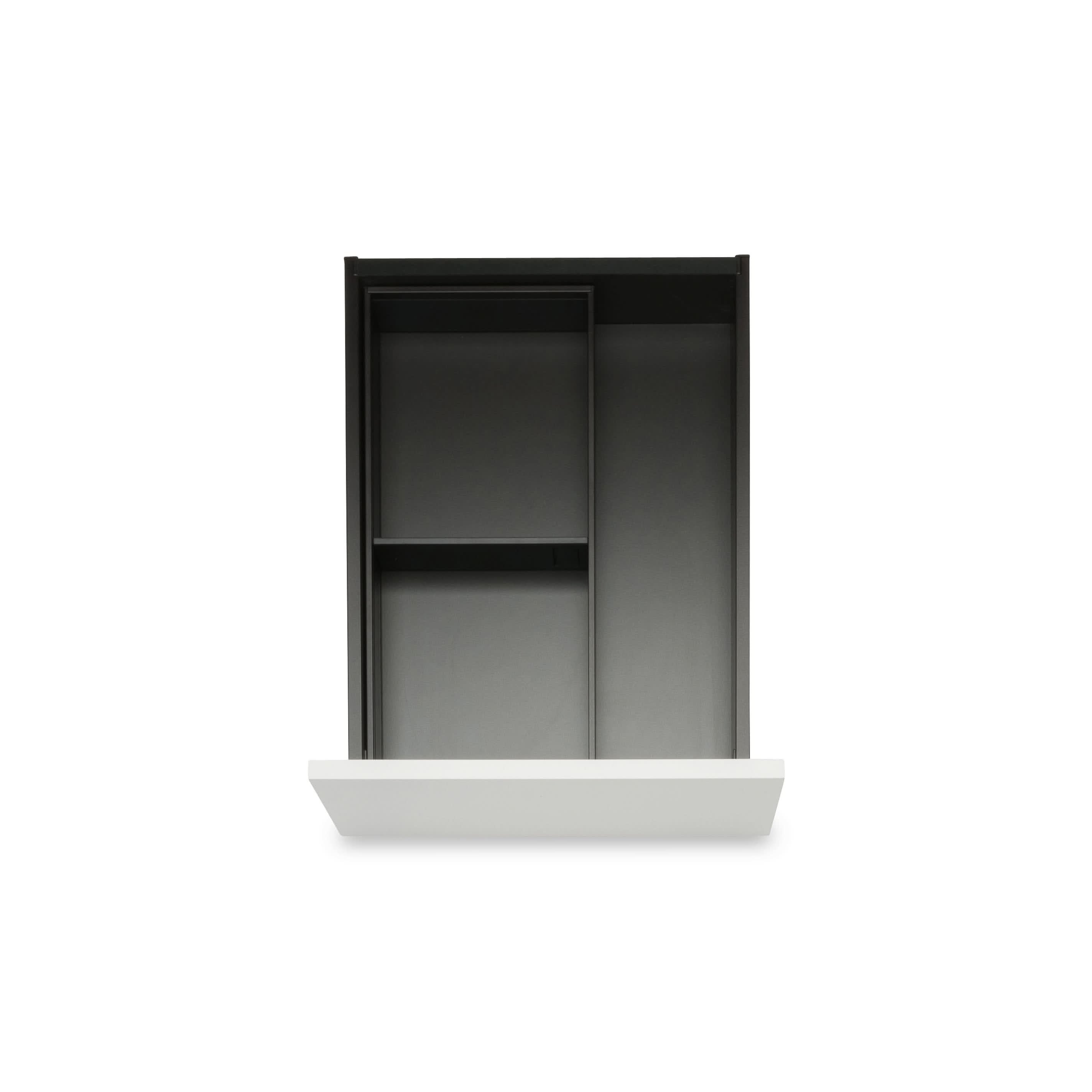AMBIA-LINE Schubladeneinsatz Stahl (20 cm) Rahmen Blum Carbonschwarz 42.2