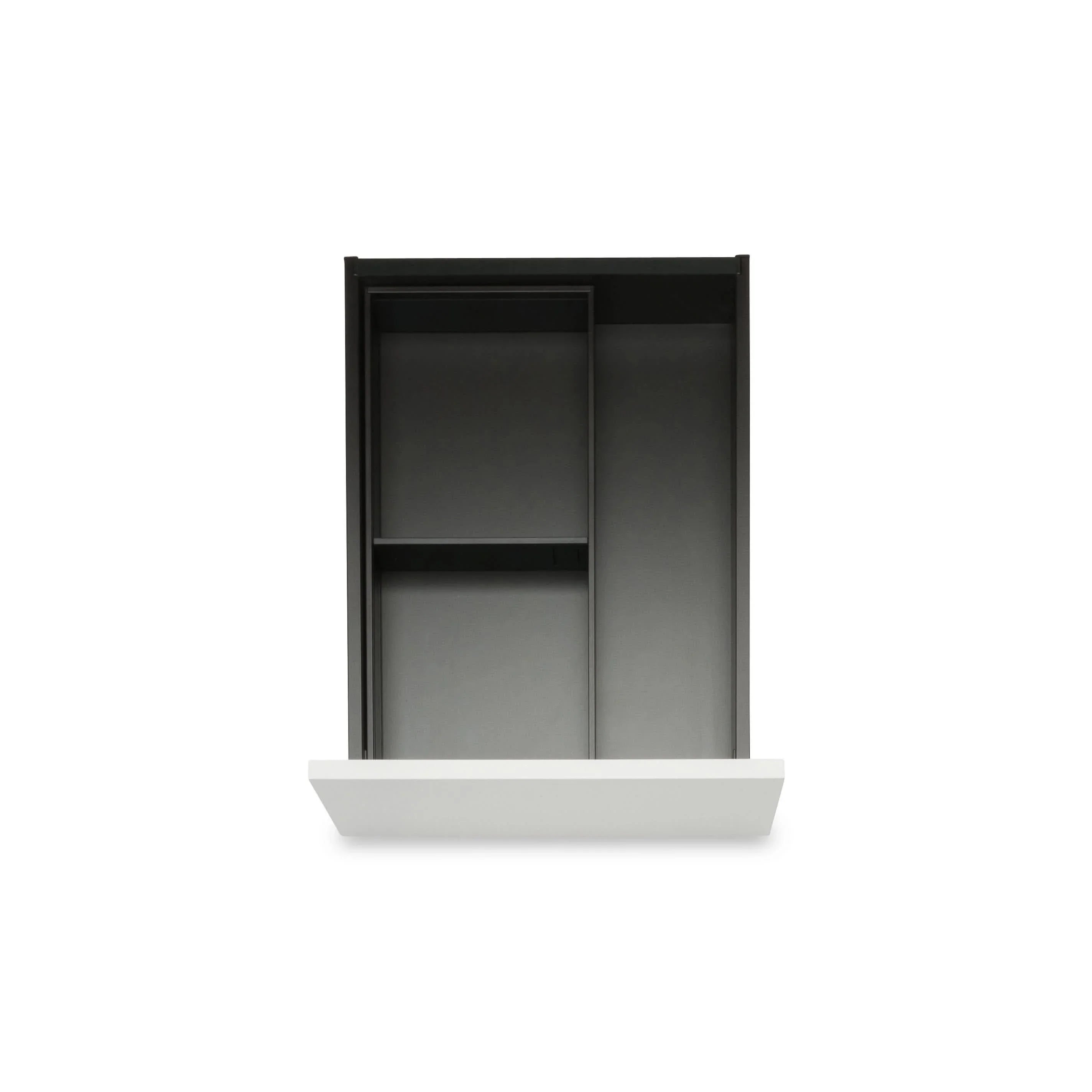 AMBIA-LINE Schubladeneinsatz Stahl (20 cm) Rahmen Blum Carbonschwarz 42.2