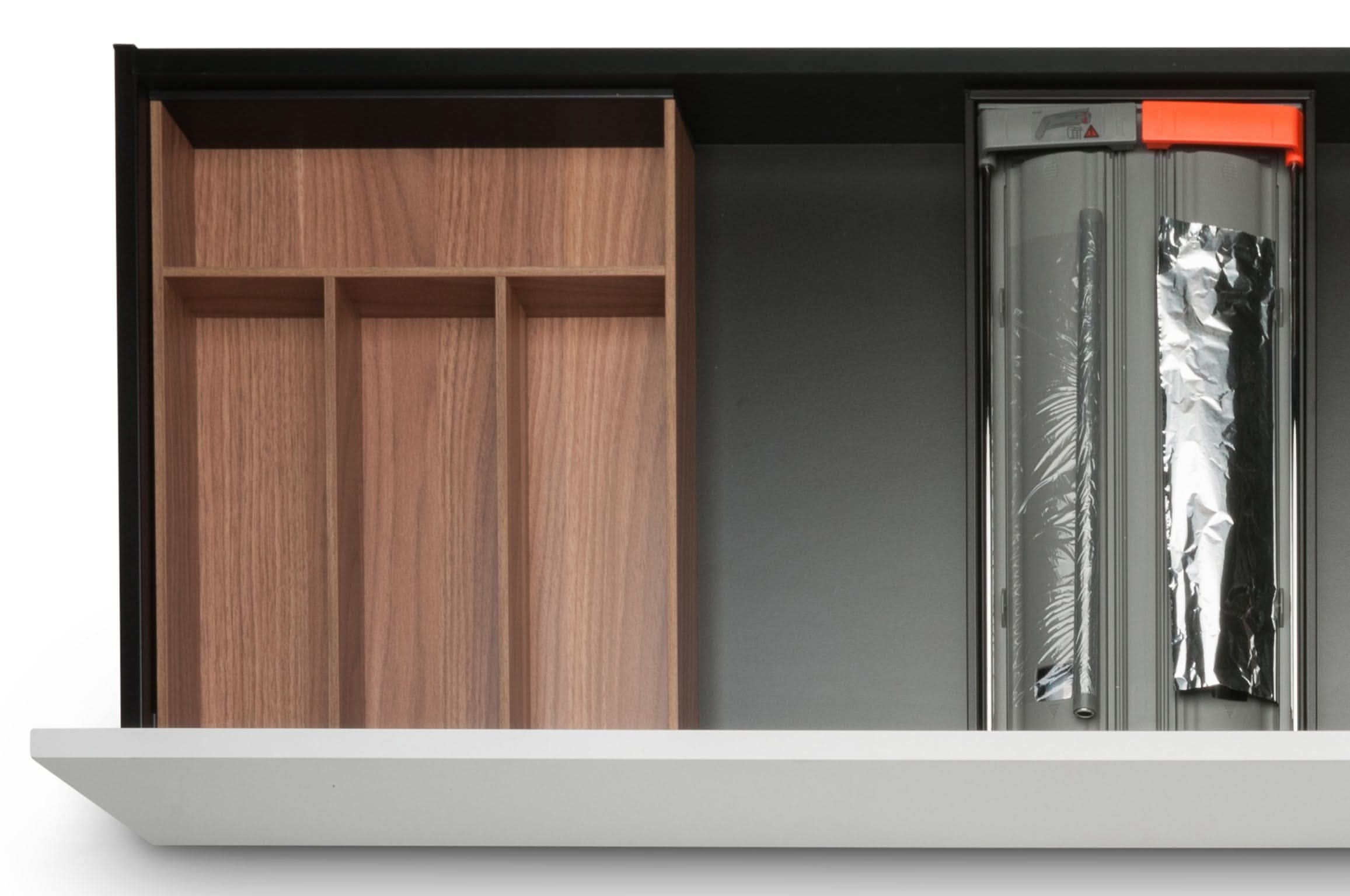 CLASSICfoil Holz. Besteck- & Folieneinsatz Bundle (50 cm) Bundle Blum Tennessee Nuss 42.2