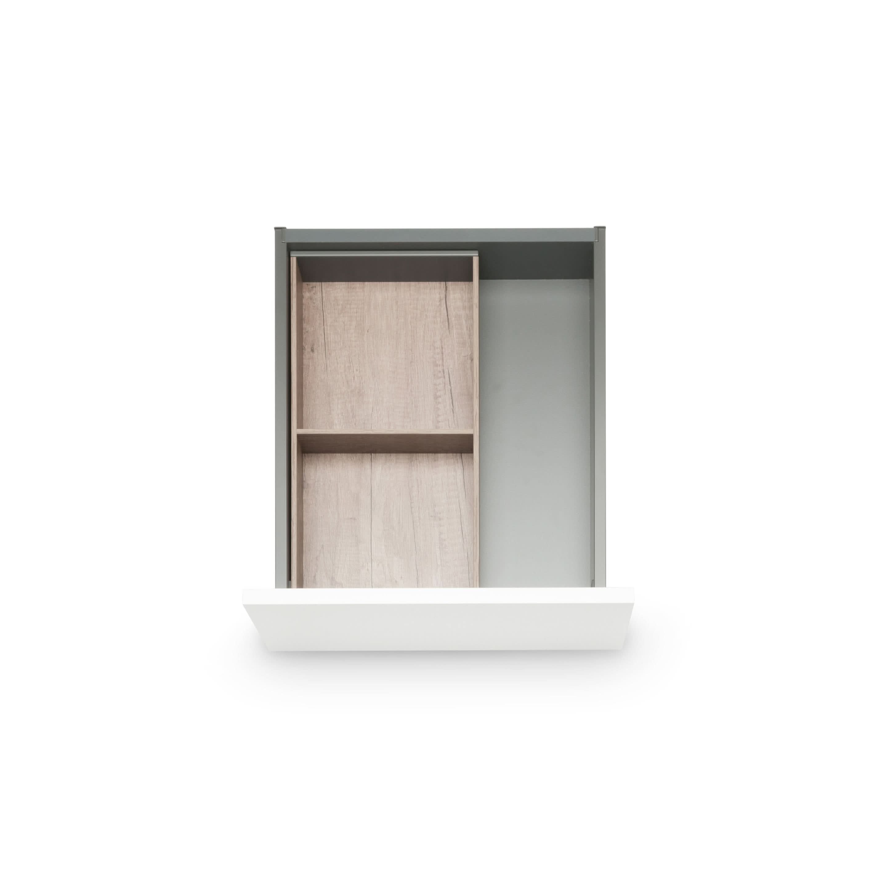 AMBIA-LINE Schubladeneinsatz Holz (20 cm) Rahmen Blum Nebraska Eiche 42.2