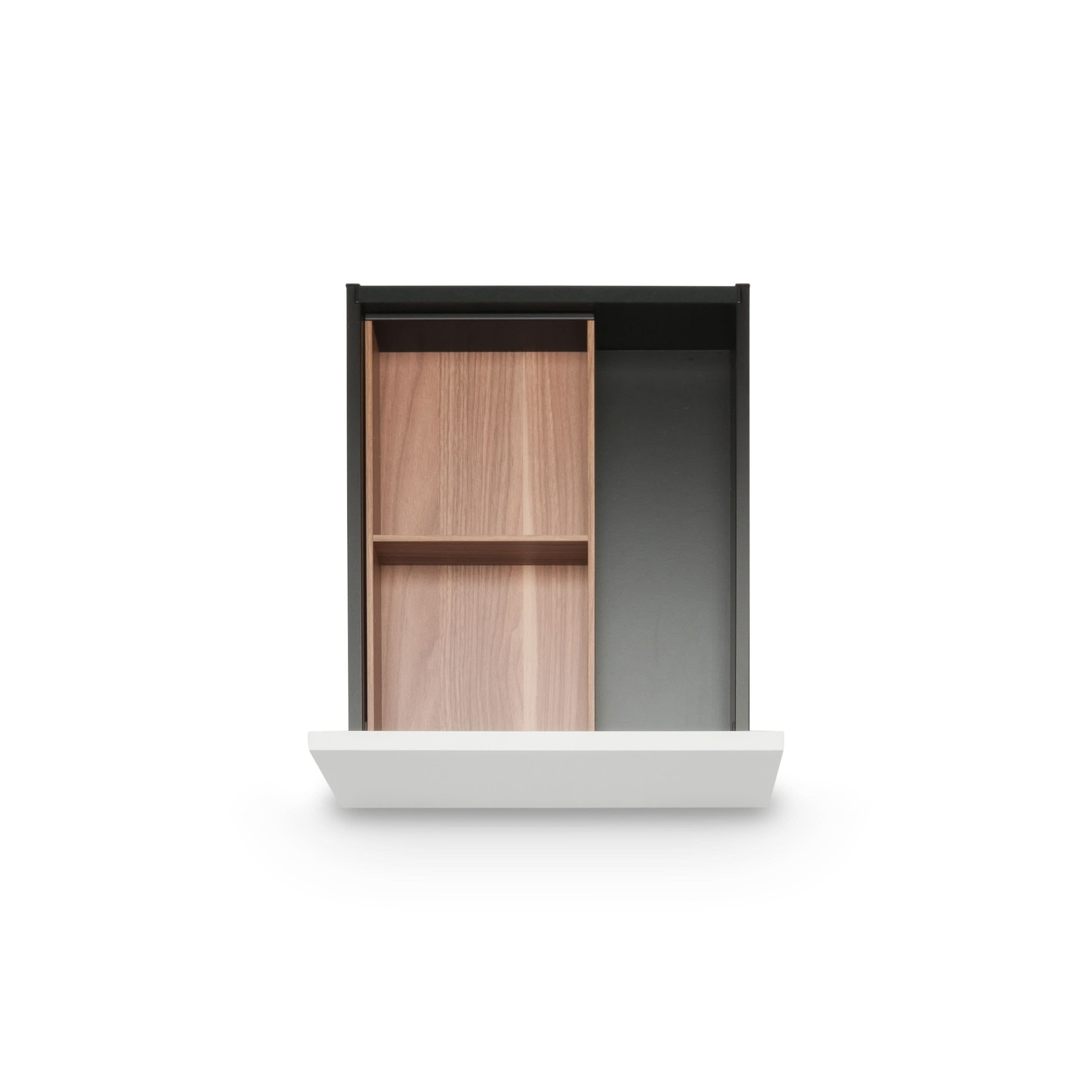 AMBIA-LINE Schubladeneinsatz Holz (20 cm) Rahmen Blum Tennessee Nuss 42.2