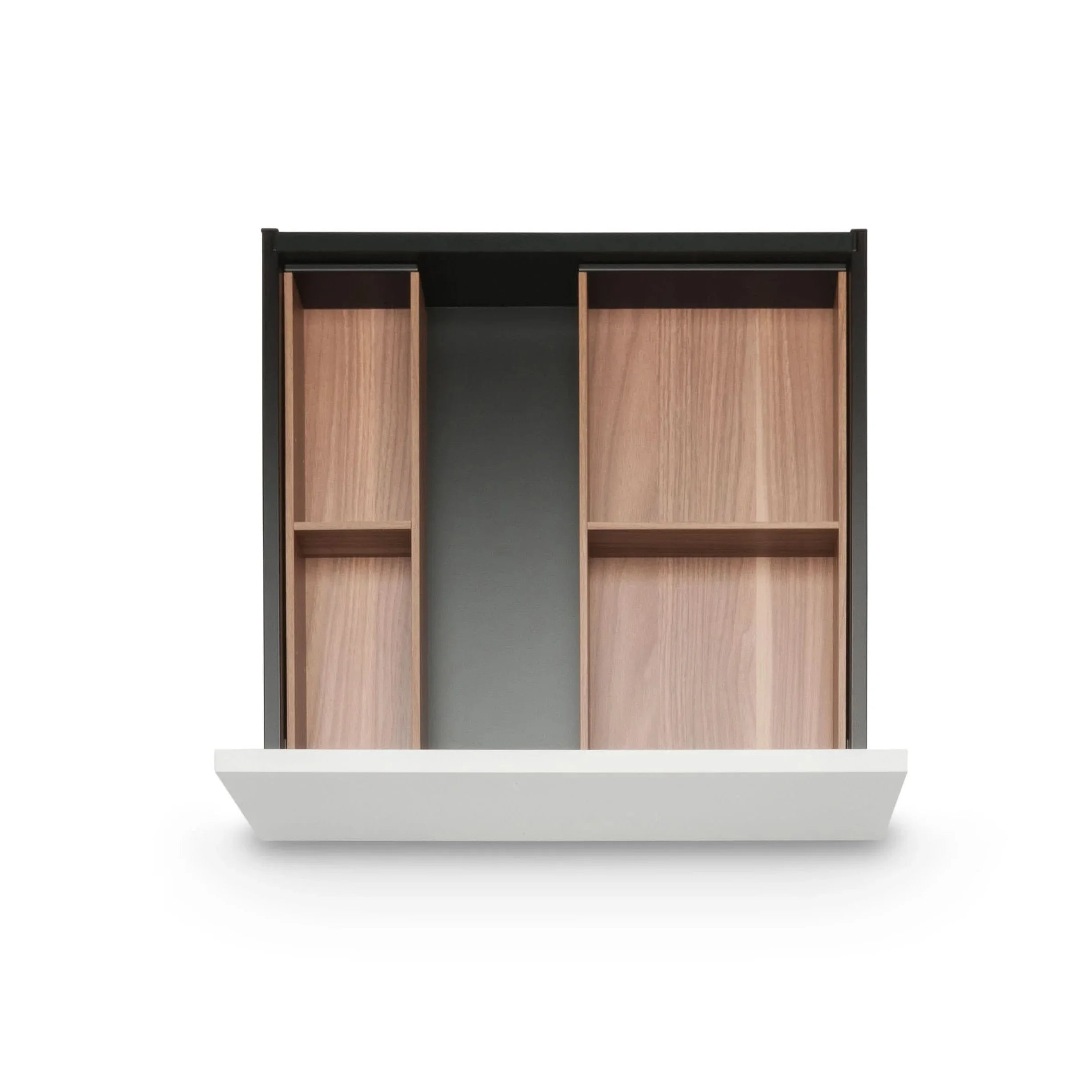 PLAINduo Holz. Bundle für Besteck & Küchenutensilien (30 cm) Bundle Blum Tennessee Nuss 42.2