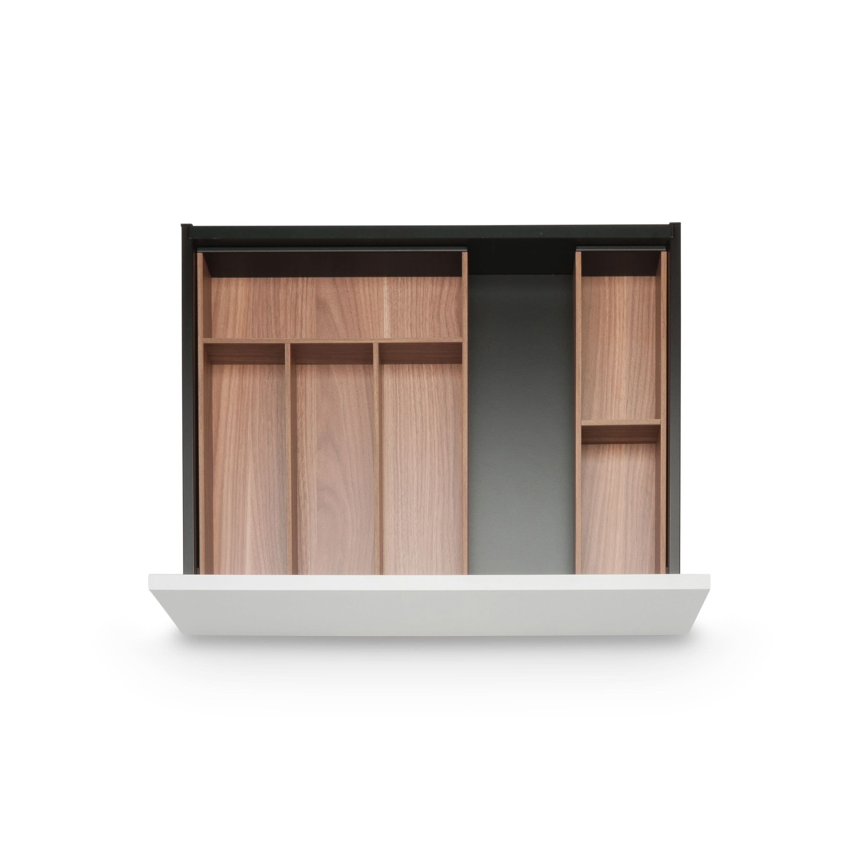 CLASSICduo Holz. Besteckkasten & Rahmen Bundle (40 cm) Bundle Blum Tennessee Nuss 42.2