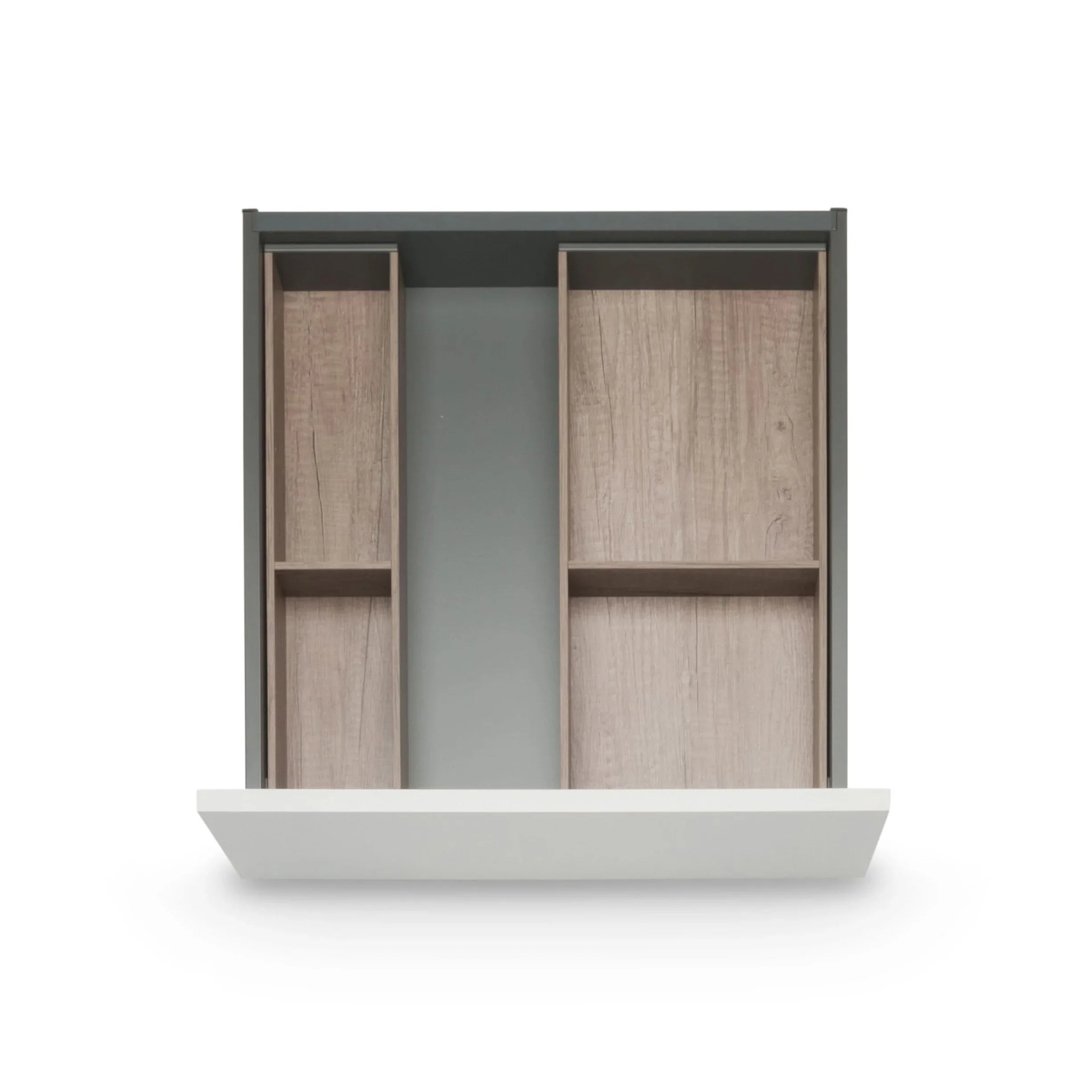 PLAINduo Holz. Bundle für Besteck & Küchenutensilien (30 cm) Bundle Blum Nebraska Eiche 47.2