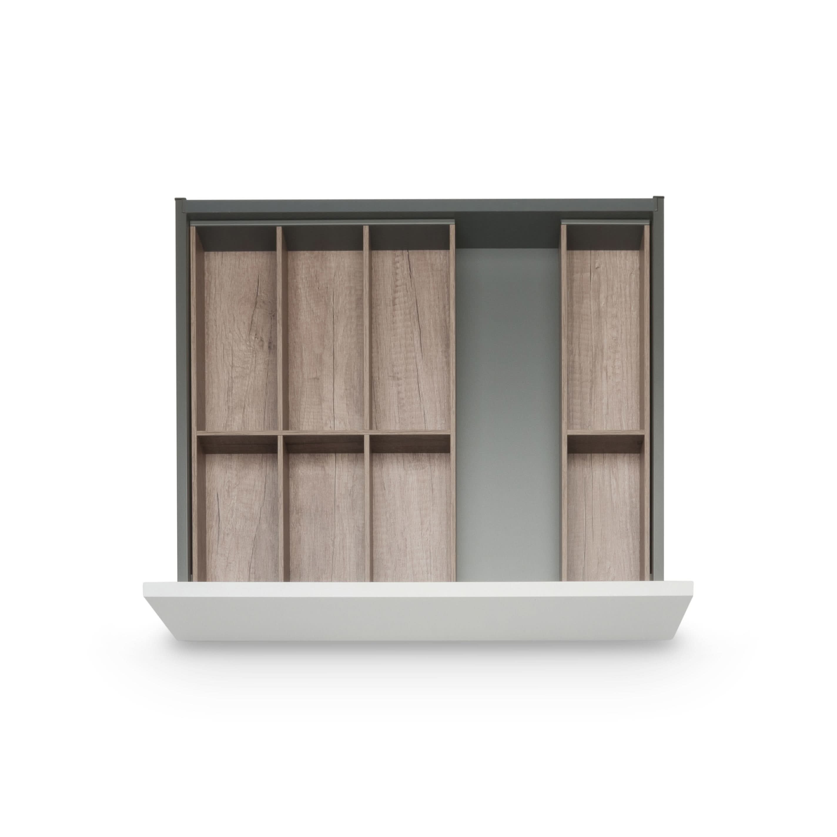 CLASSICduo Holz. Besteckkasten & Rahmen Bundle (40 cm) Bundle Blum Nebraska Eiche 47.2
