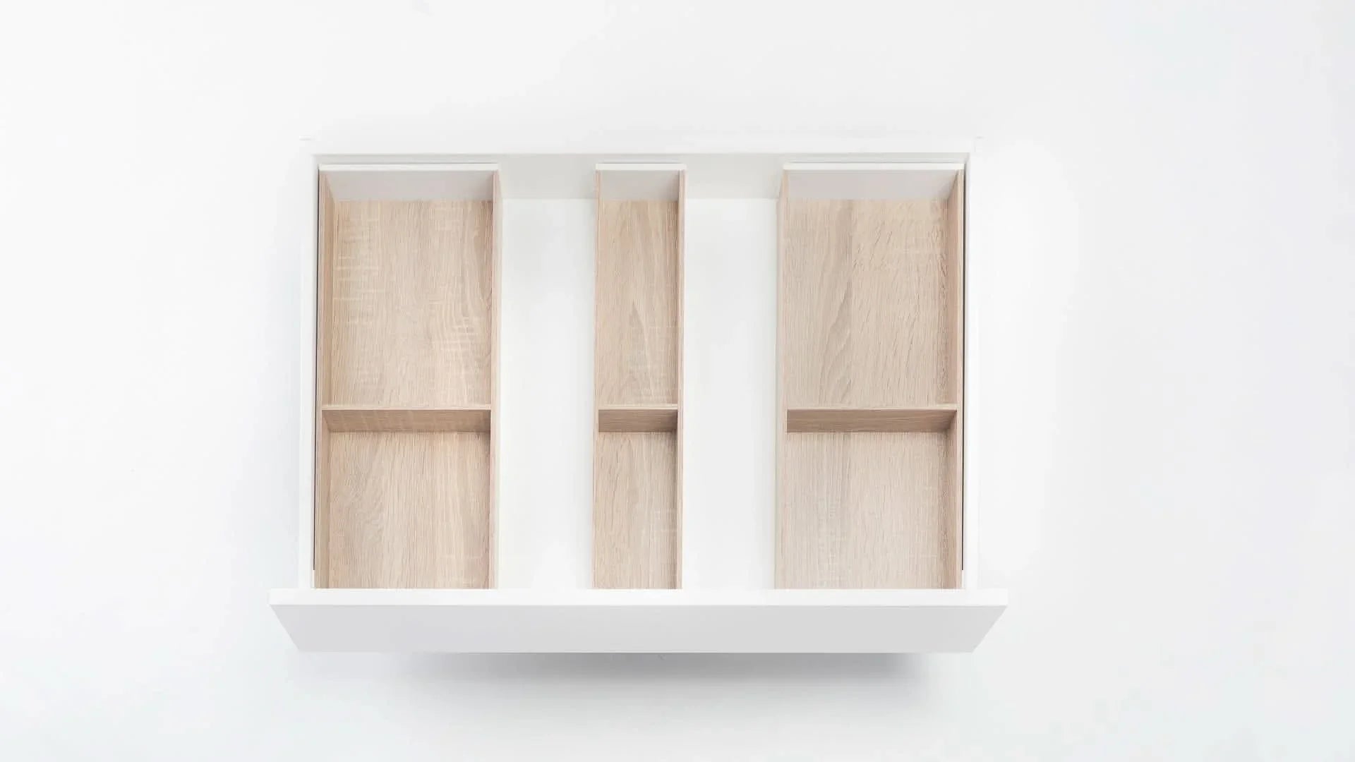 PLAINtrio Holz. Bundle für Besteck & Küchenutensilien (50 cm) Bundle Blum Bardolino Eiche 47.2