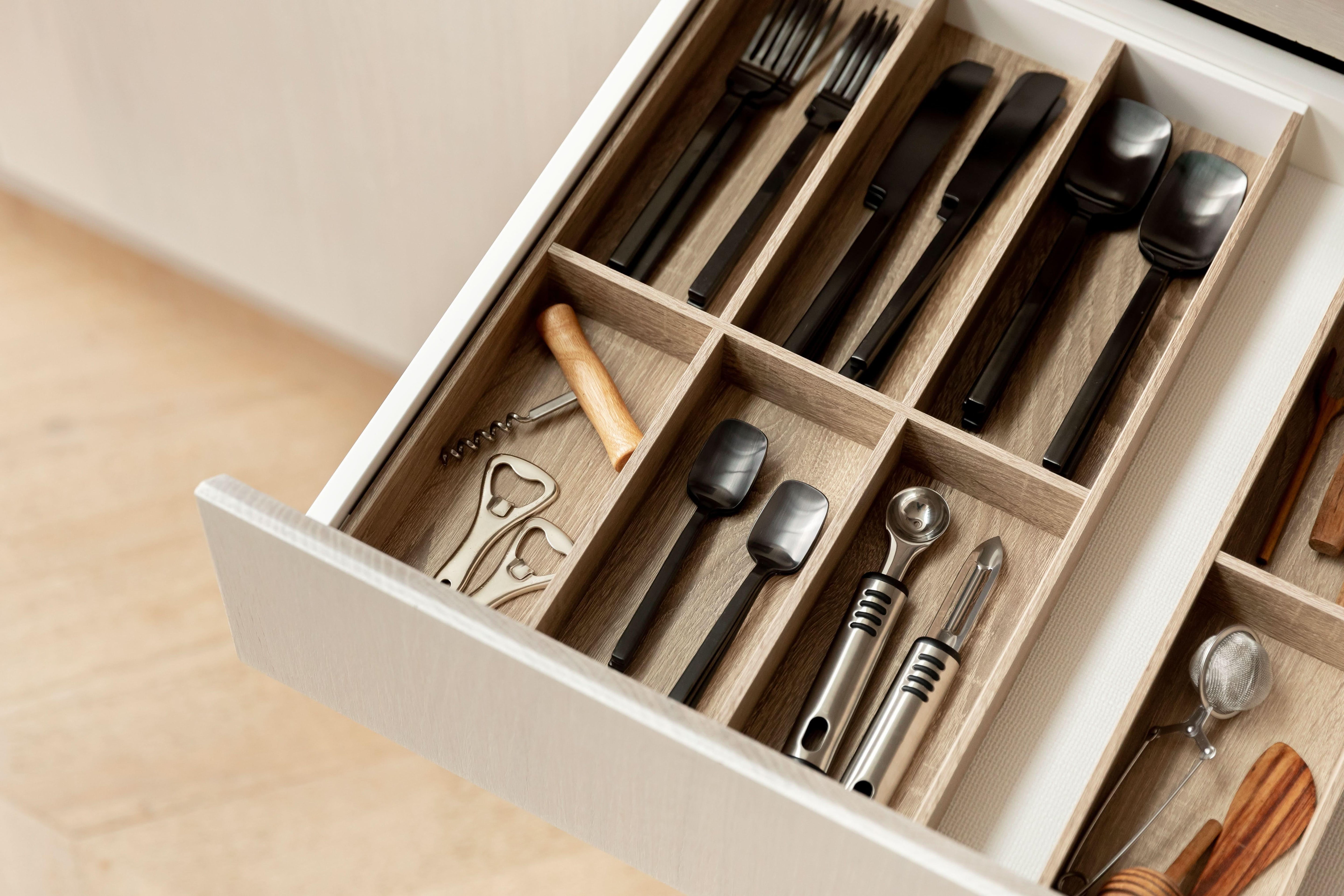 CUTLERYduo Stahl Soft-Touch. Besteckkasten Bundle (60 cm) Bundle Blum