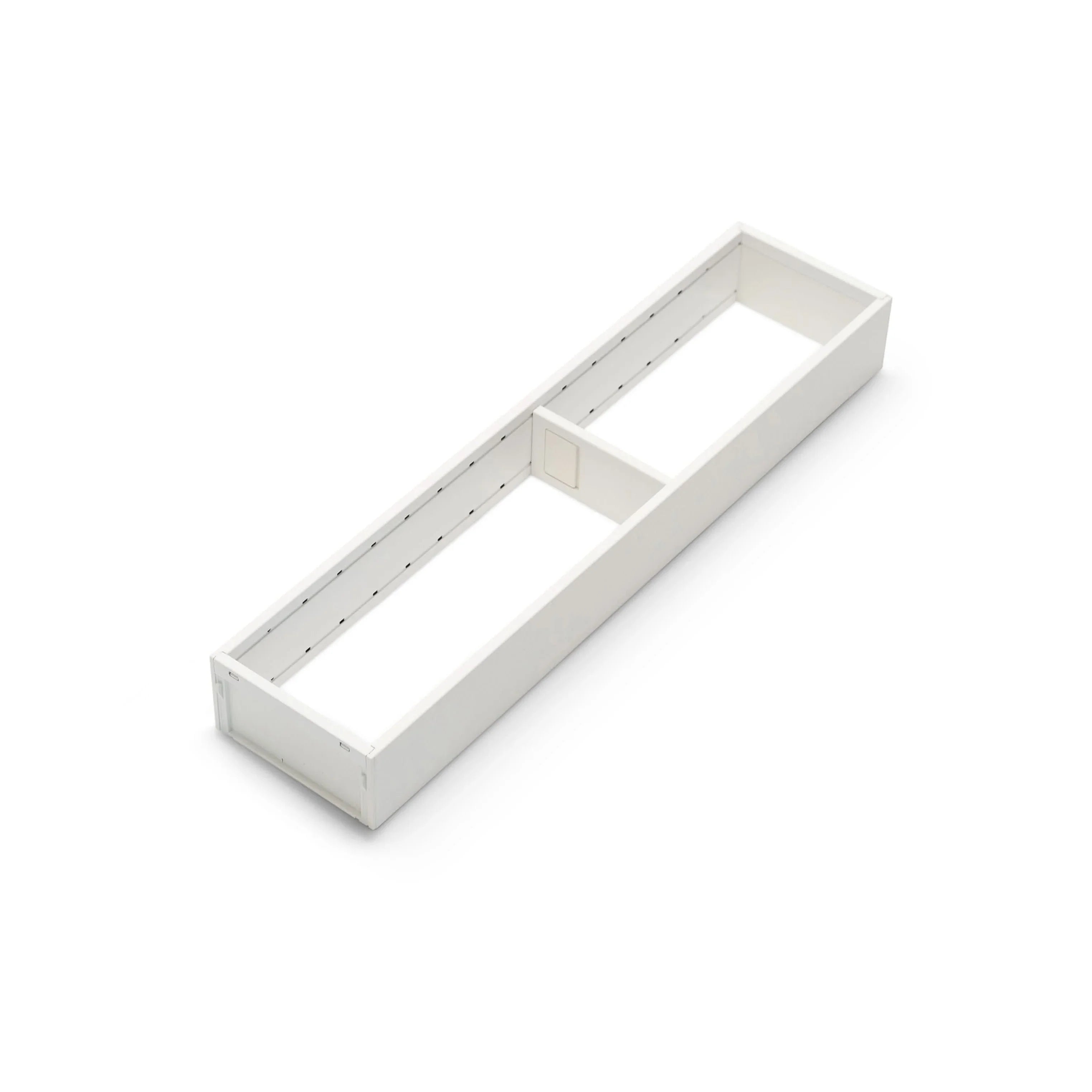 AMBIA-LINE Schubladeneinsatz Stahl (10 cm) Rahmen Blum Seidenweiß 42.2