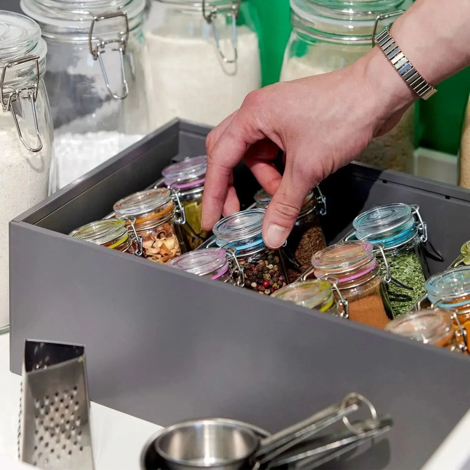 AMBIA-LINE Organiser Stahl (27 x 24,2 cm) Rahmen Blum