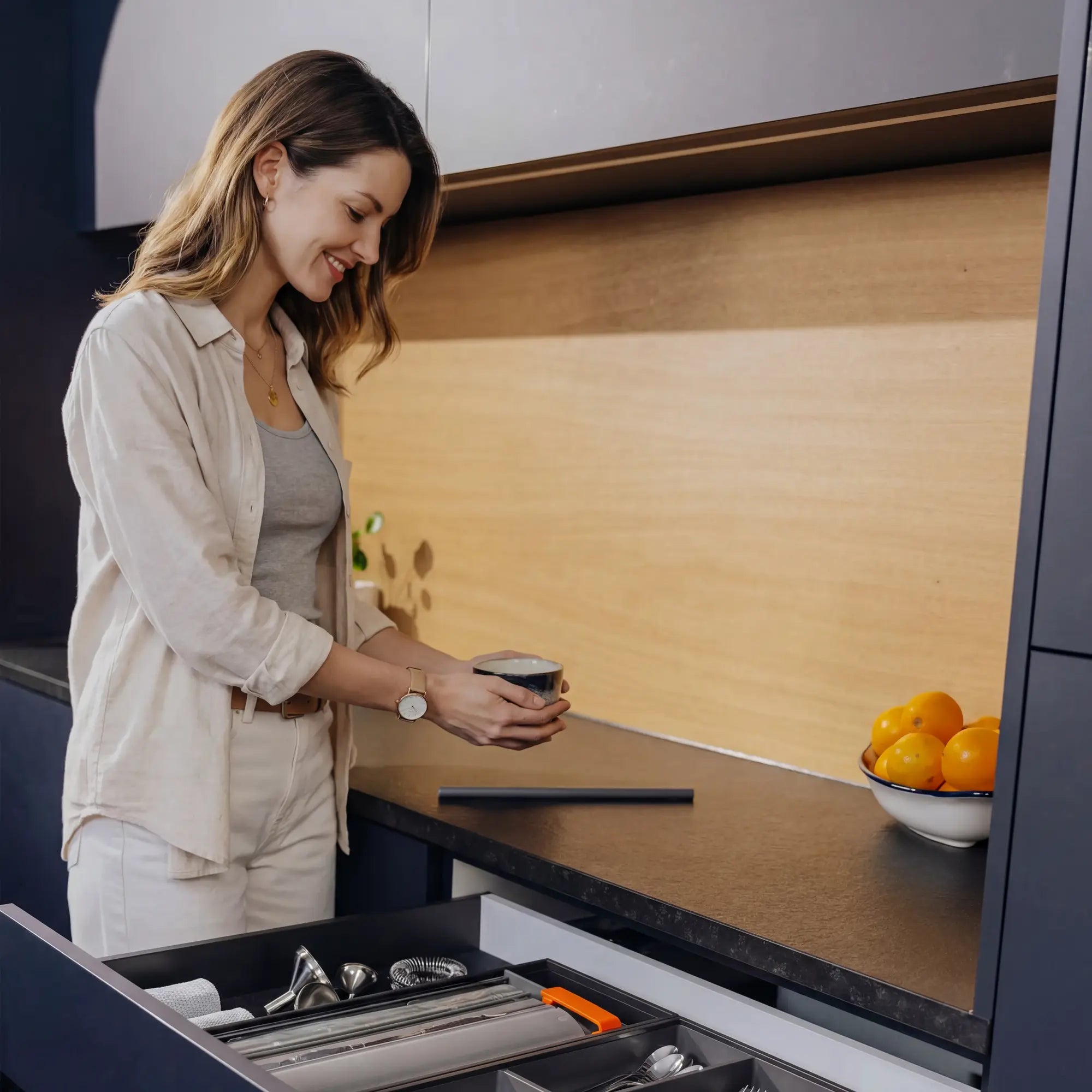 AMBIA-LINE Folienschneider für Schublade Zubehör Blum