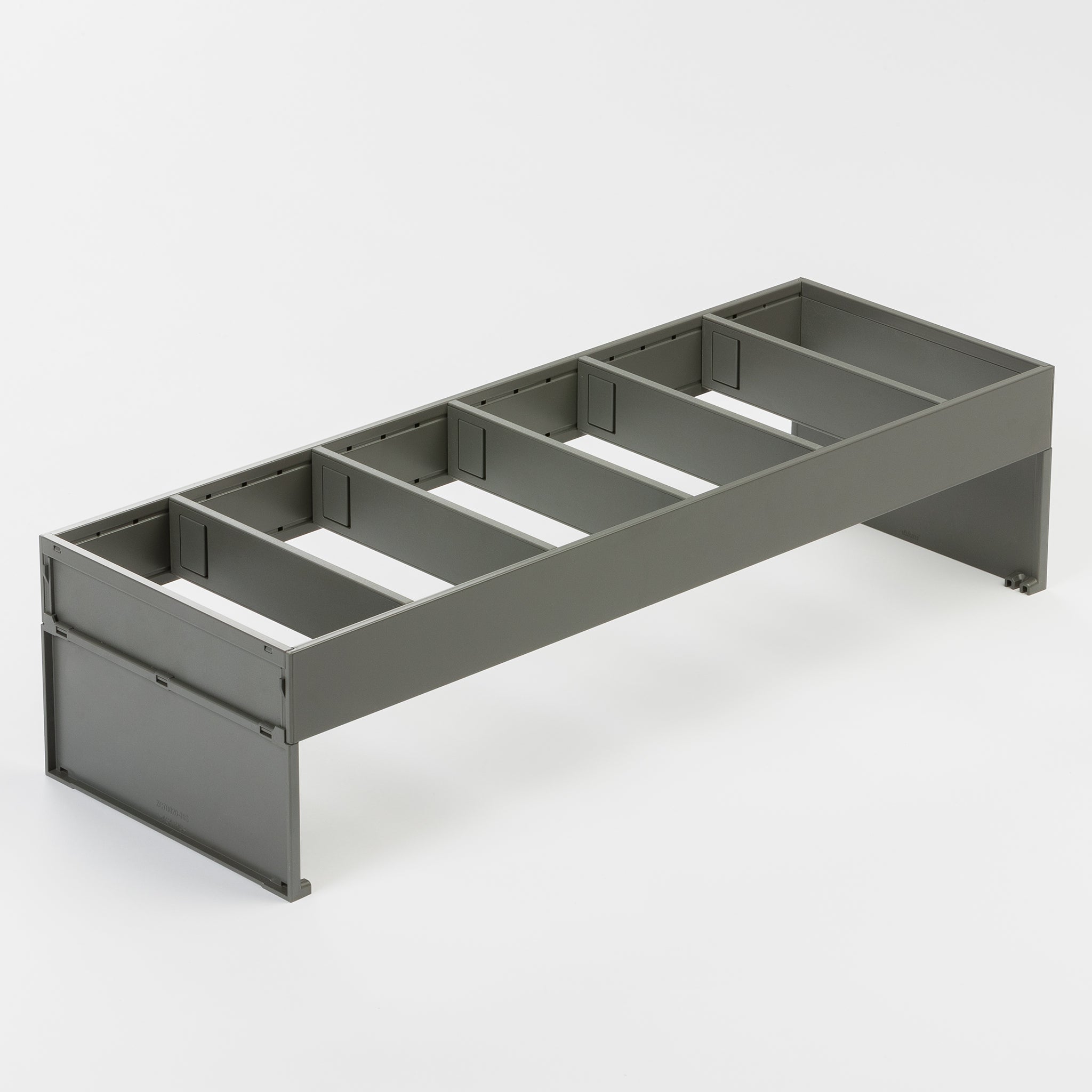 Flaschenhalter für die Schublade Rahmen Blum Oriongrau 42.2