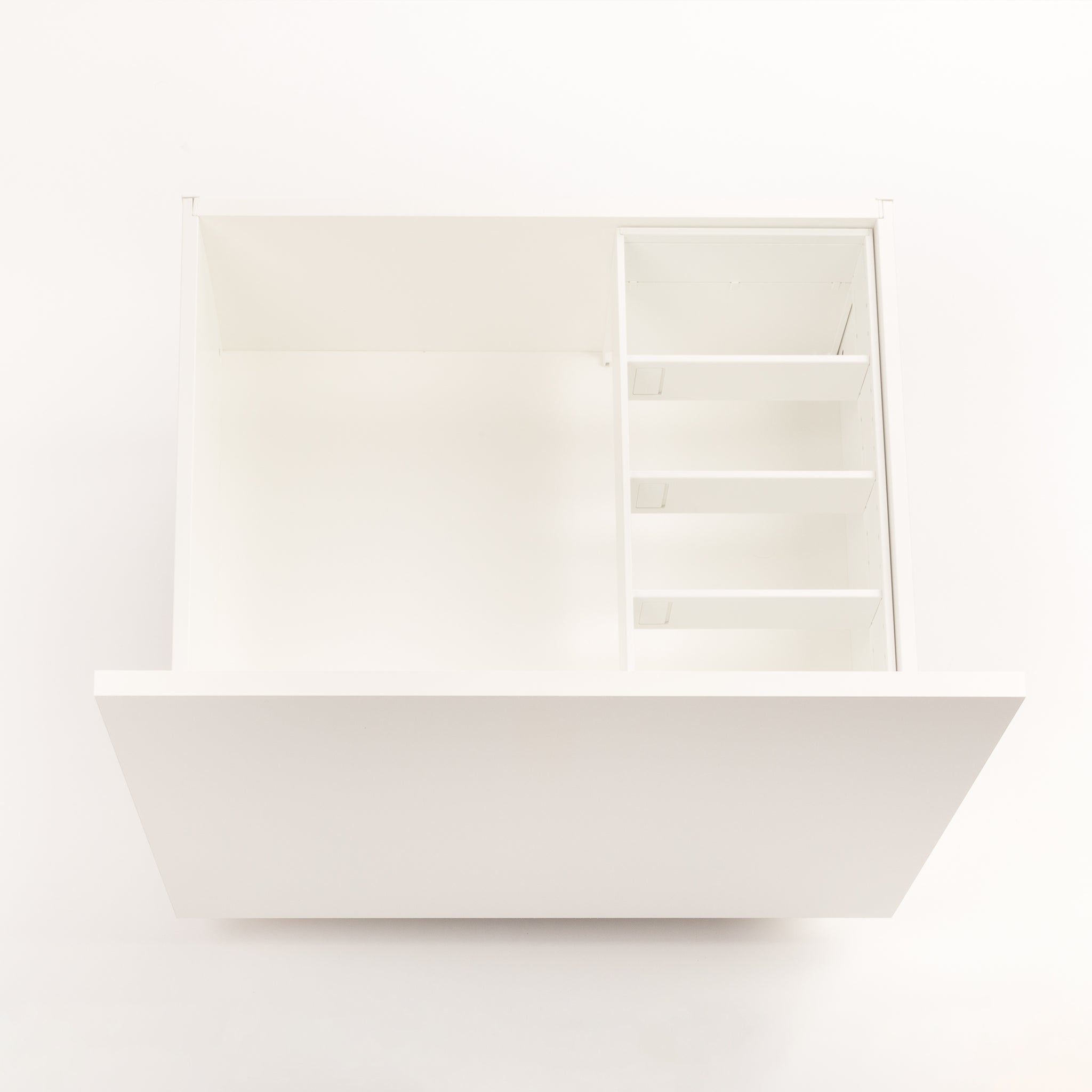 Flaschenhalter für die Schublade Rahmen Blum