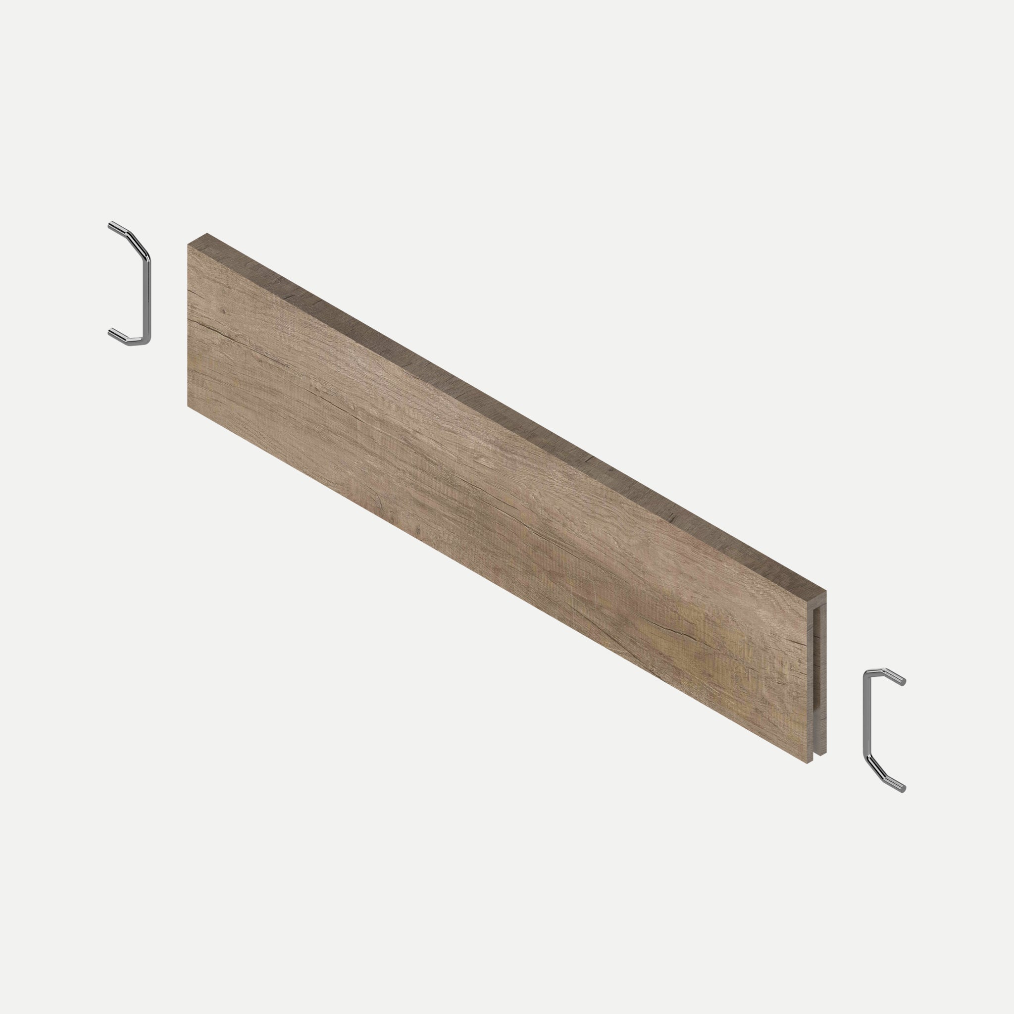 Querteiler für Schubladeneinsatz Holz Zubehör Blum Nebraska Eiche 20 cm