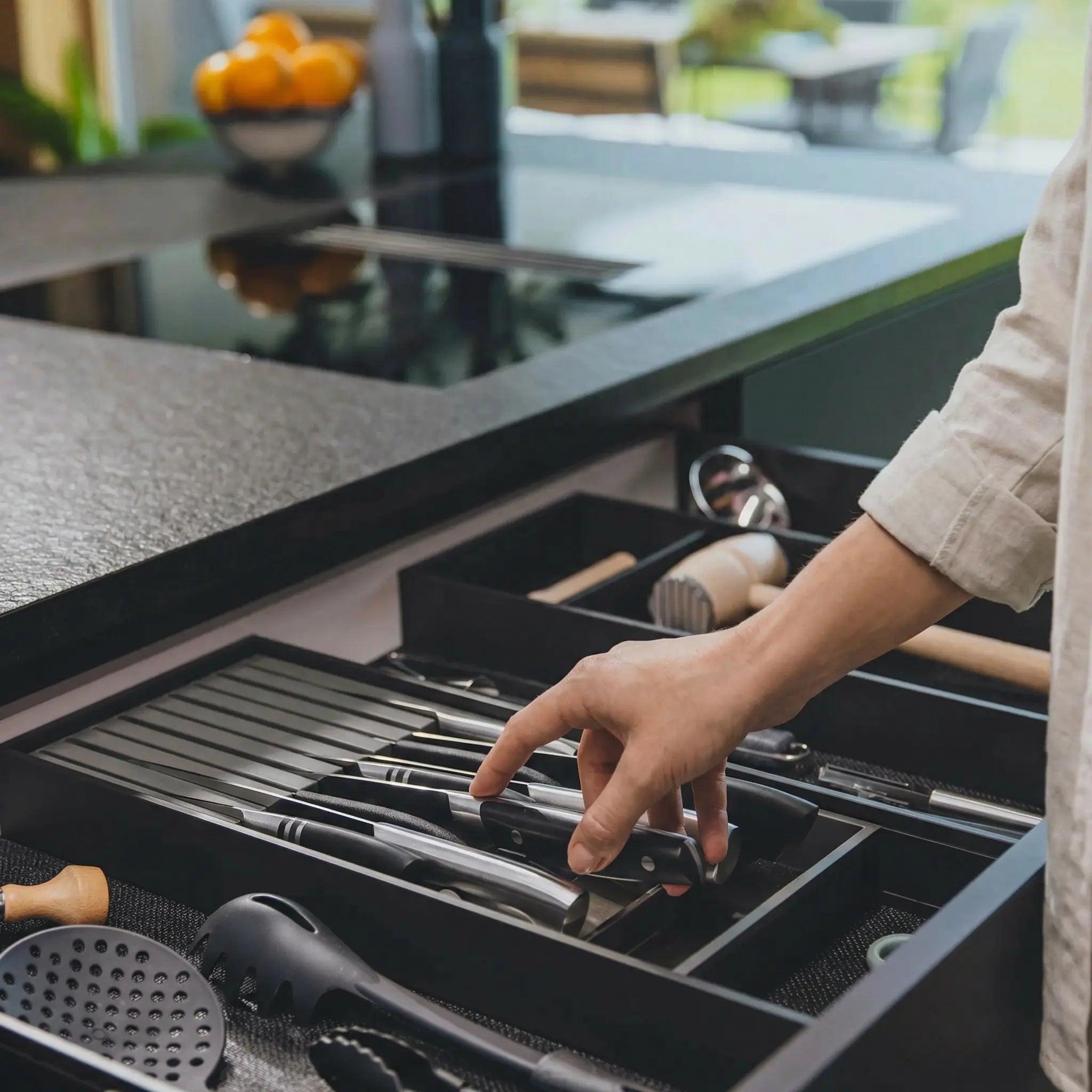 AMBIA-LINE Messerblock für Schublade Zubehör Blum