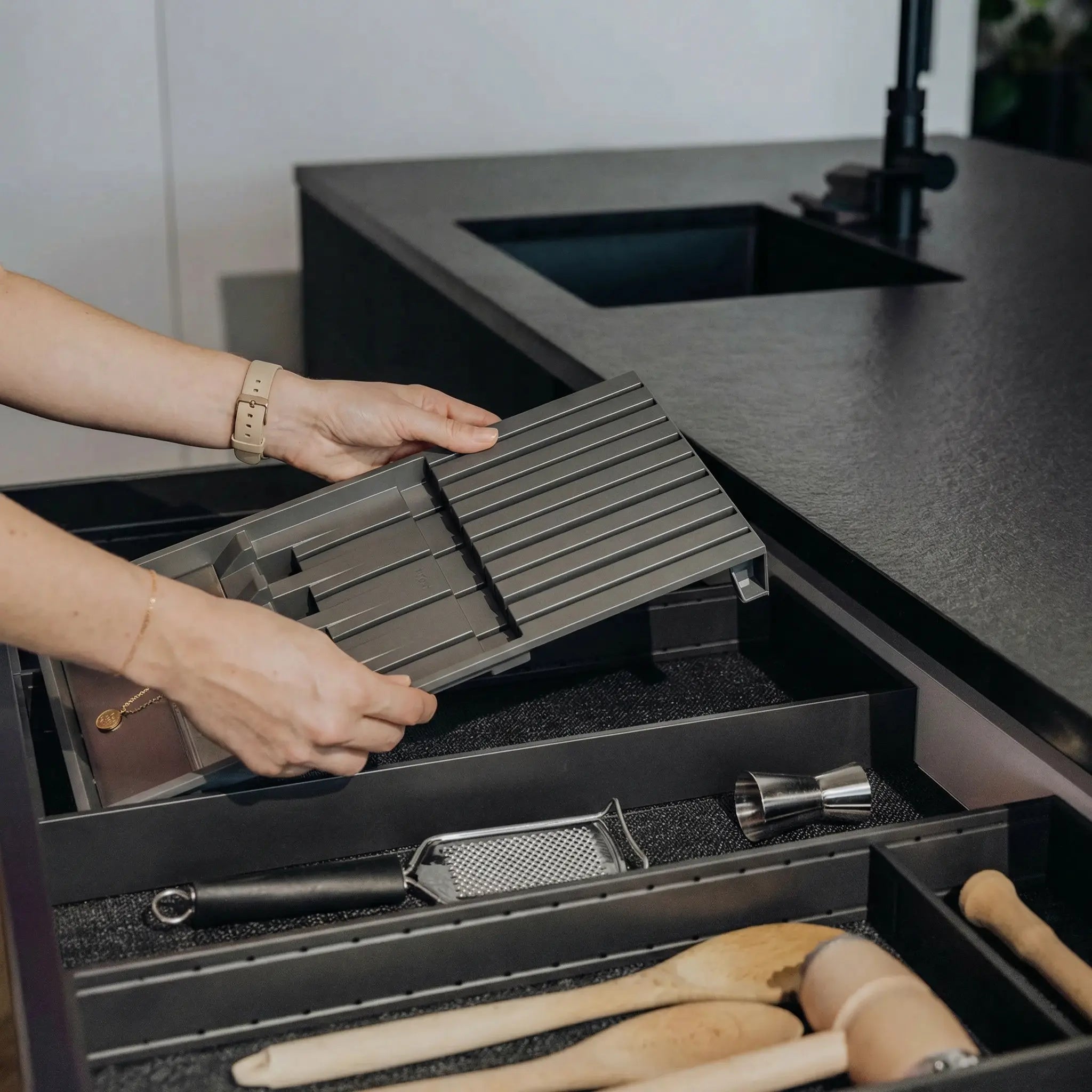 AMBIA-LINE Messerblock für Schublade Zubehör Blum