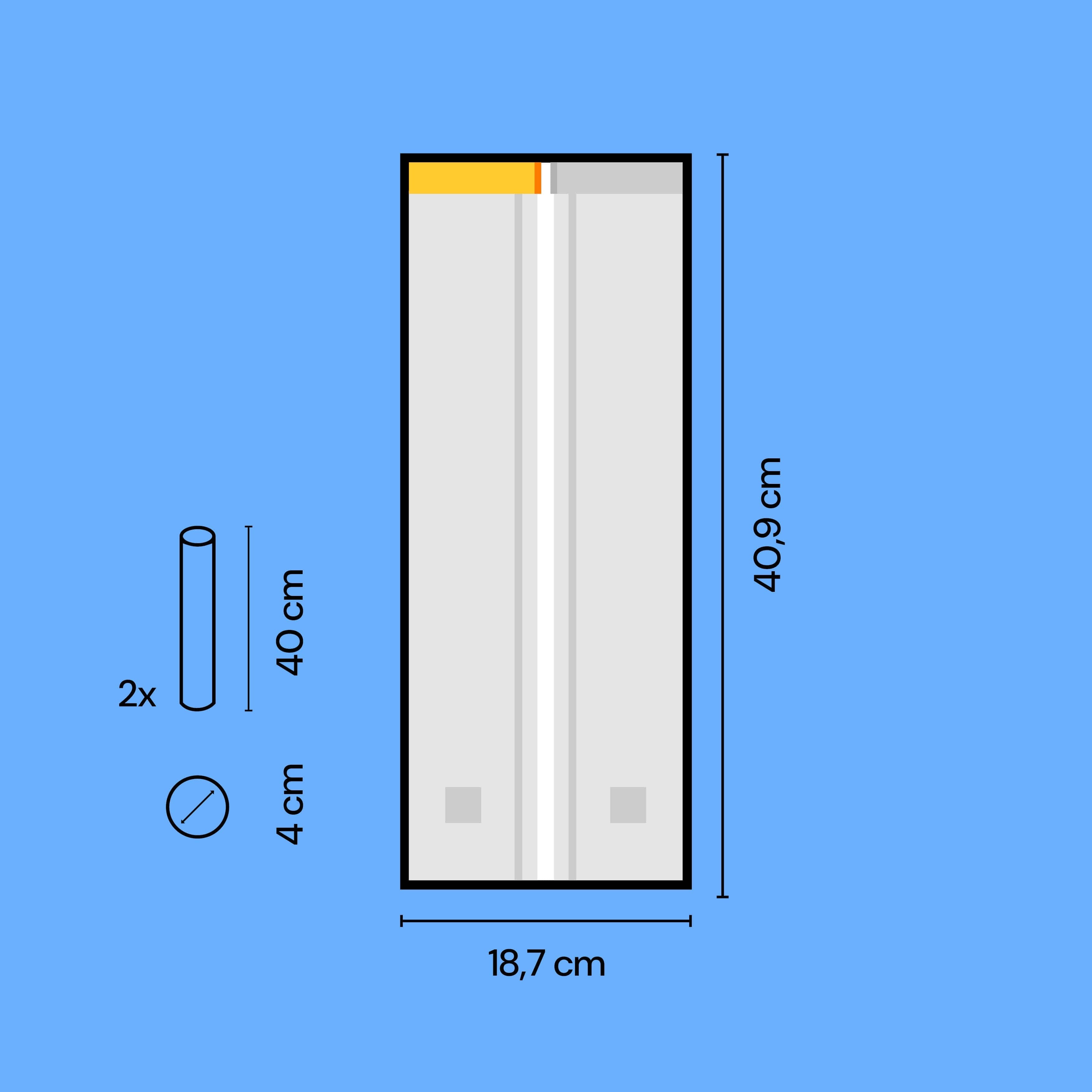 AMBIA-LINE Folienschneider für Schublade Zubehör Blum