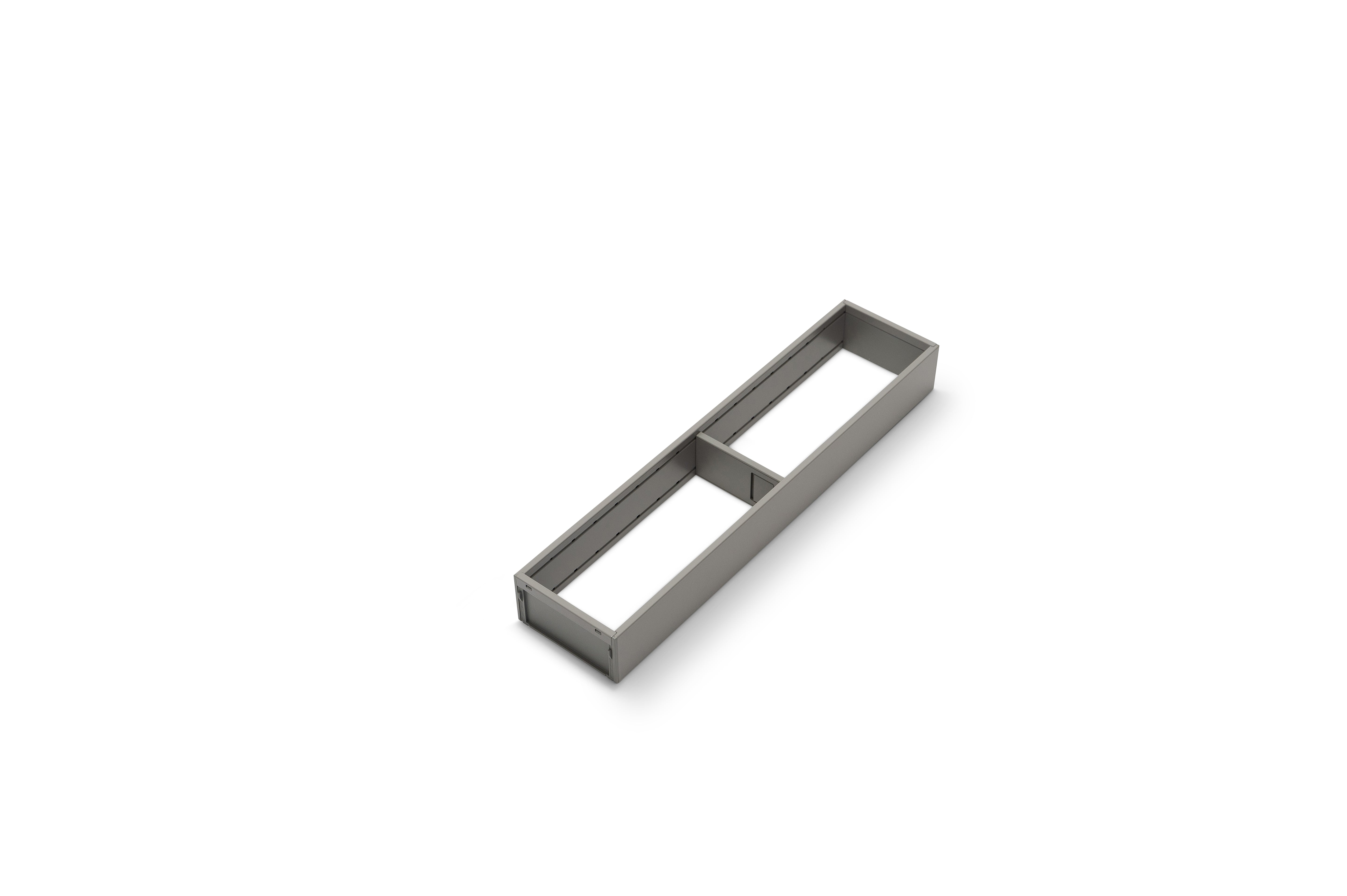 AMBIA-LINE Schubladeneinsatz Stahl (100 mm) Rahmen Blum Oriongrau 422 100