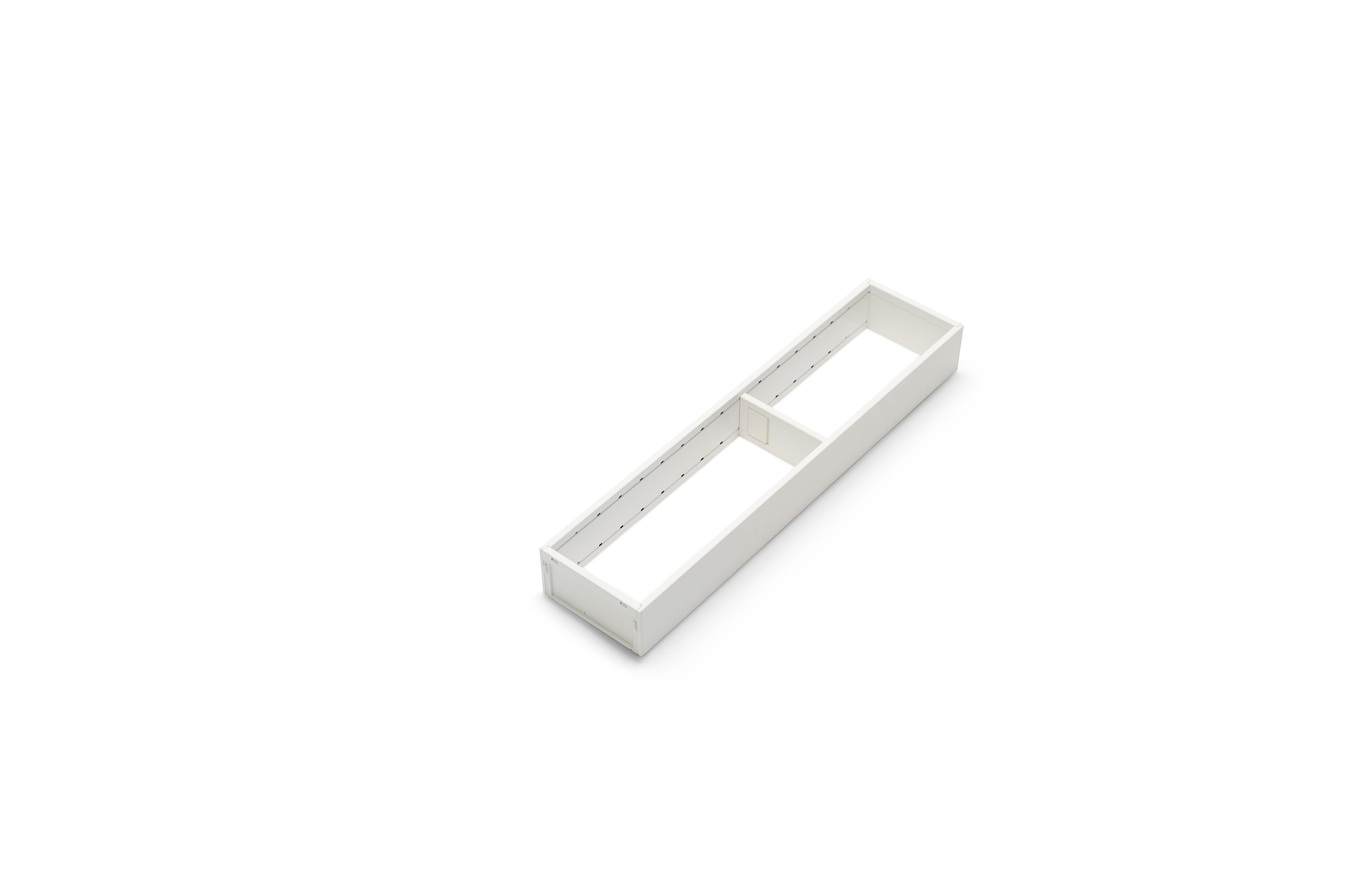 Schubladeneinsatz Stahl (100 mm) Rahmen Blum Seidenweiß 422 100