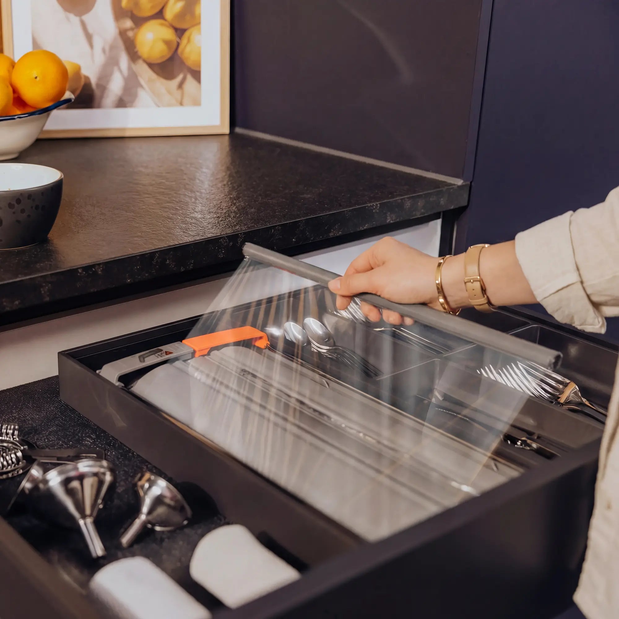 AMBIA-LINE Folienschneider für Schublade Zubehör Blum