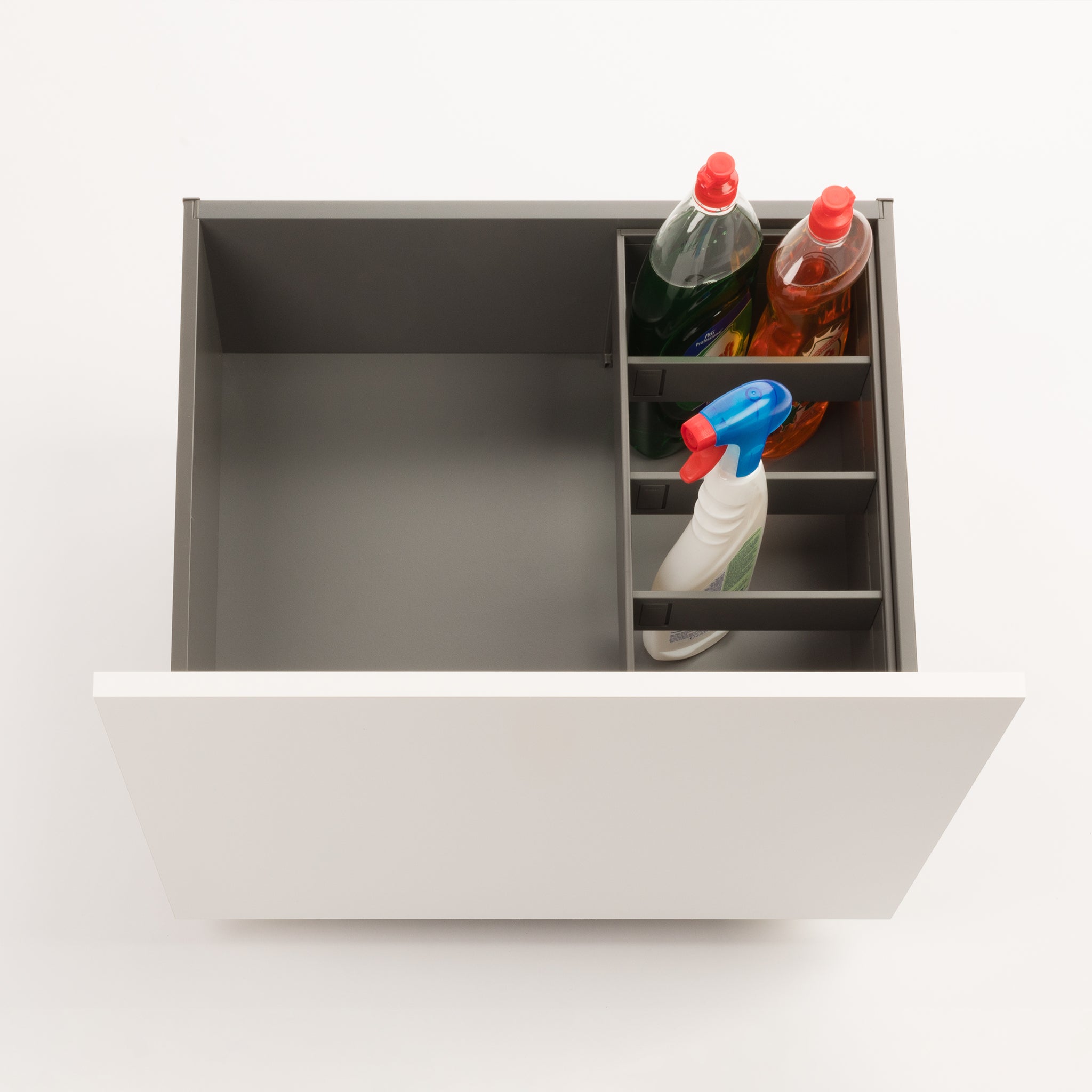 Flaschenhalter für die Schublade Rahmen Blum