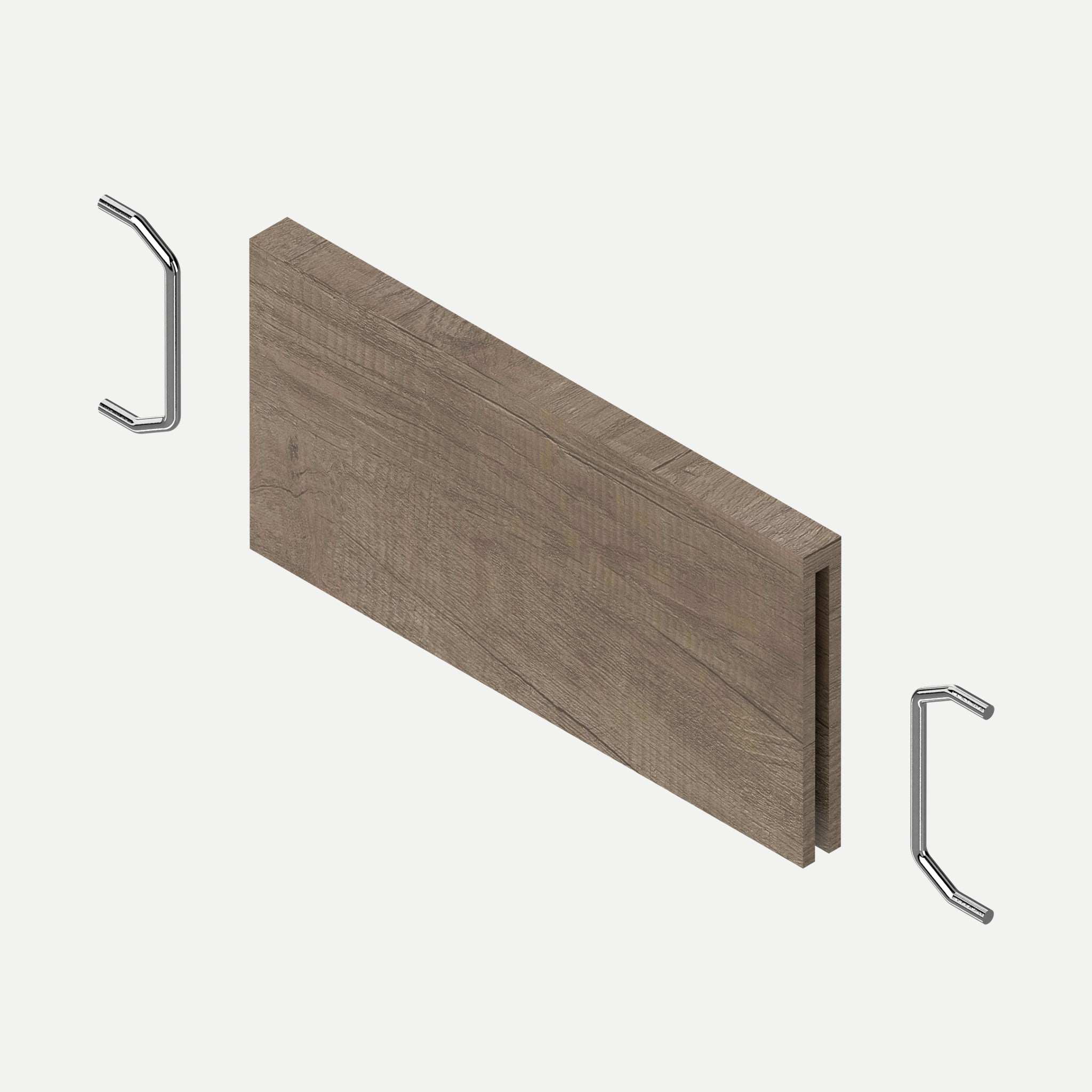 Querteiler für Schubladeneinsatz Holz Zubehör Blum Nebraska Eiche 10 cm