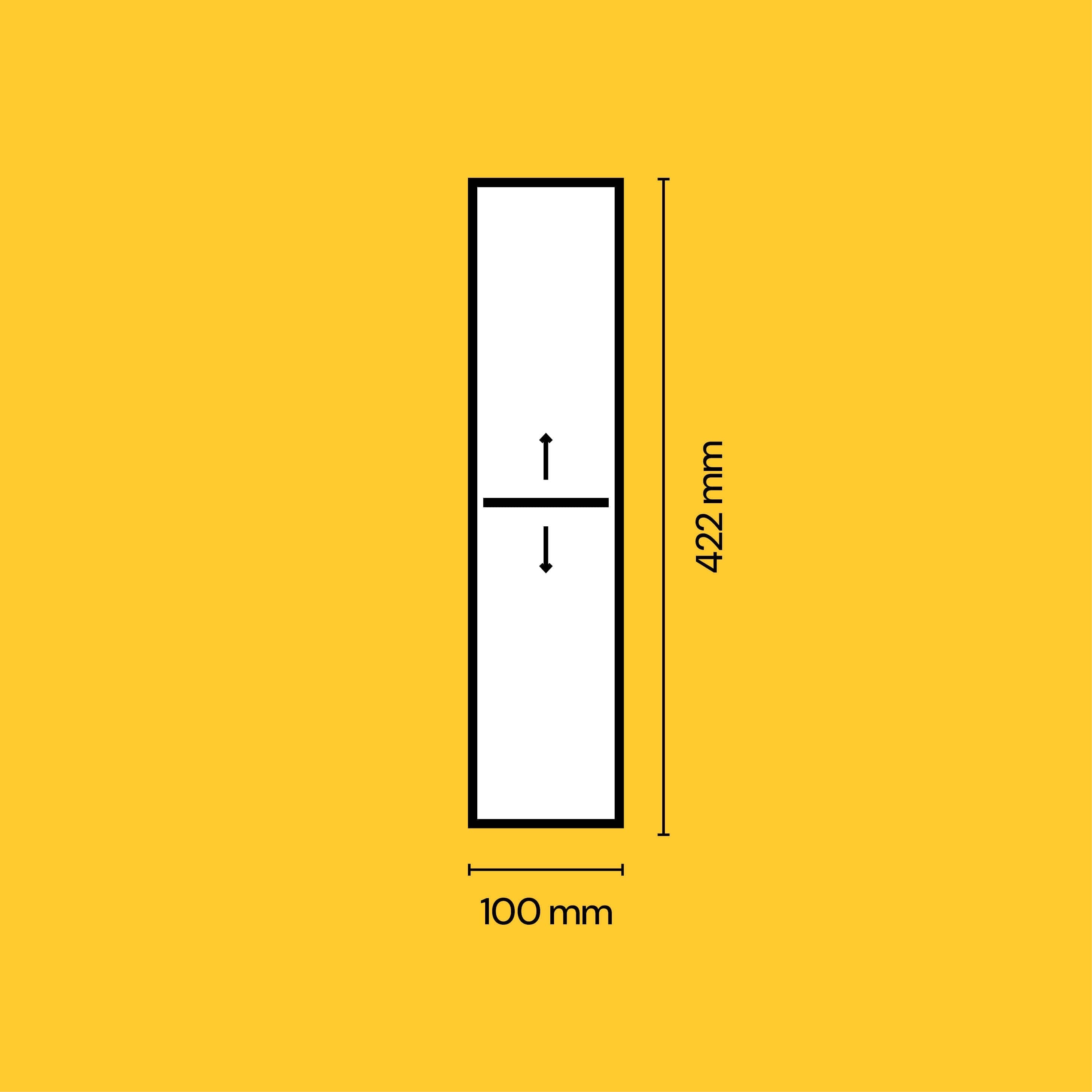 AMBIA-LINE Schubladeneinsatz Stahl (10 cm) Rahmen Blum