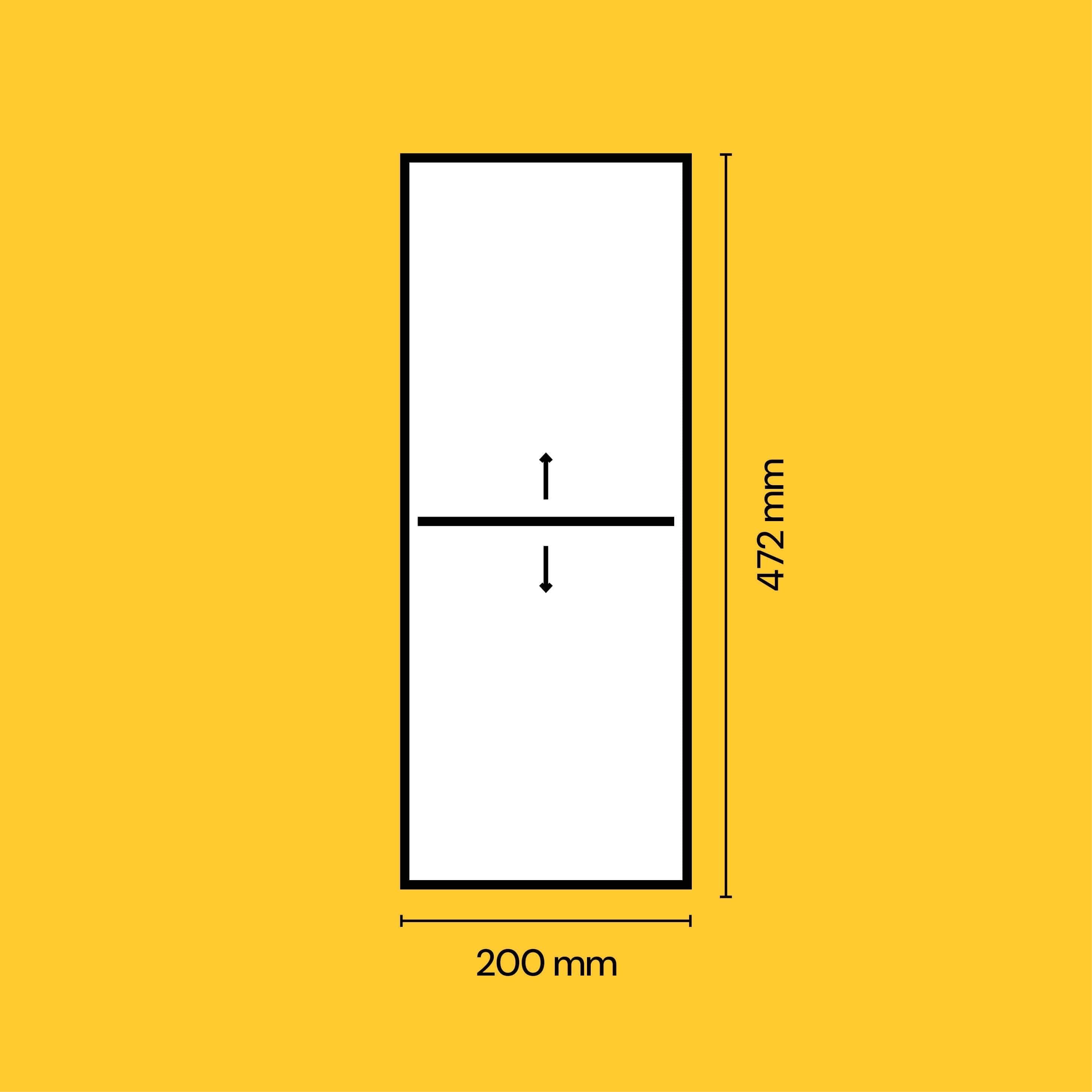 AMBIA-LINE Schubladeneinsatz Holz (20 cm) Rahmen Blum